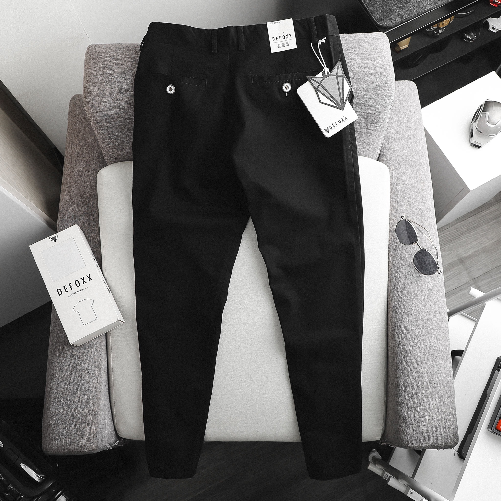 QUẦN DÀI KAKI DEFOXX ĐEN