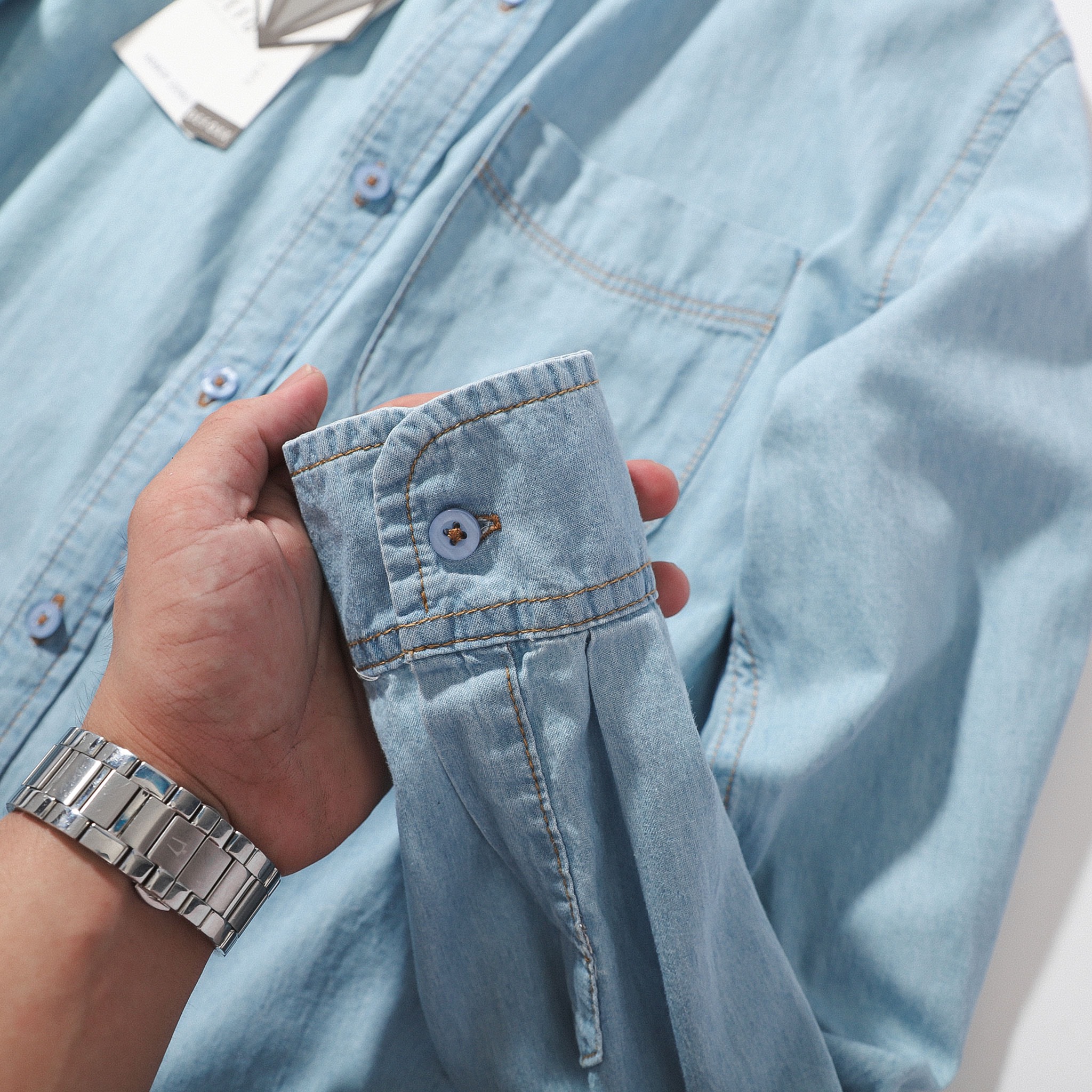 ÁO SƠMI DENIM DEFOXX