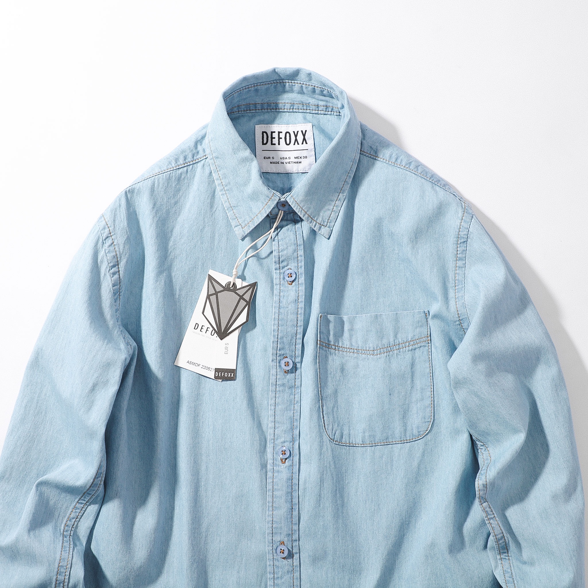 ÁO SƠMI DENIM DEFOXX