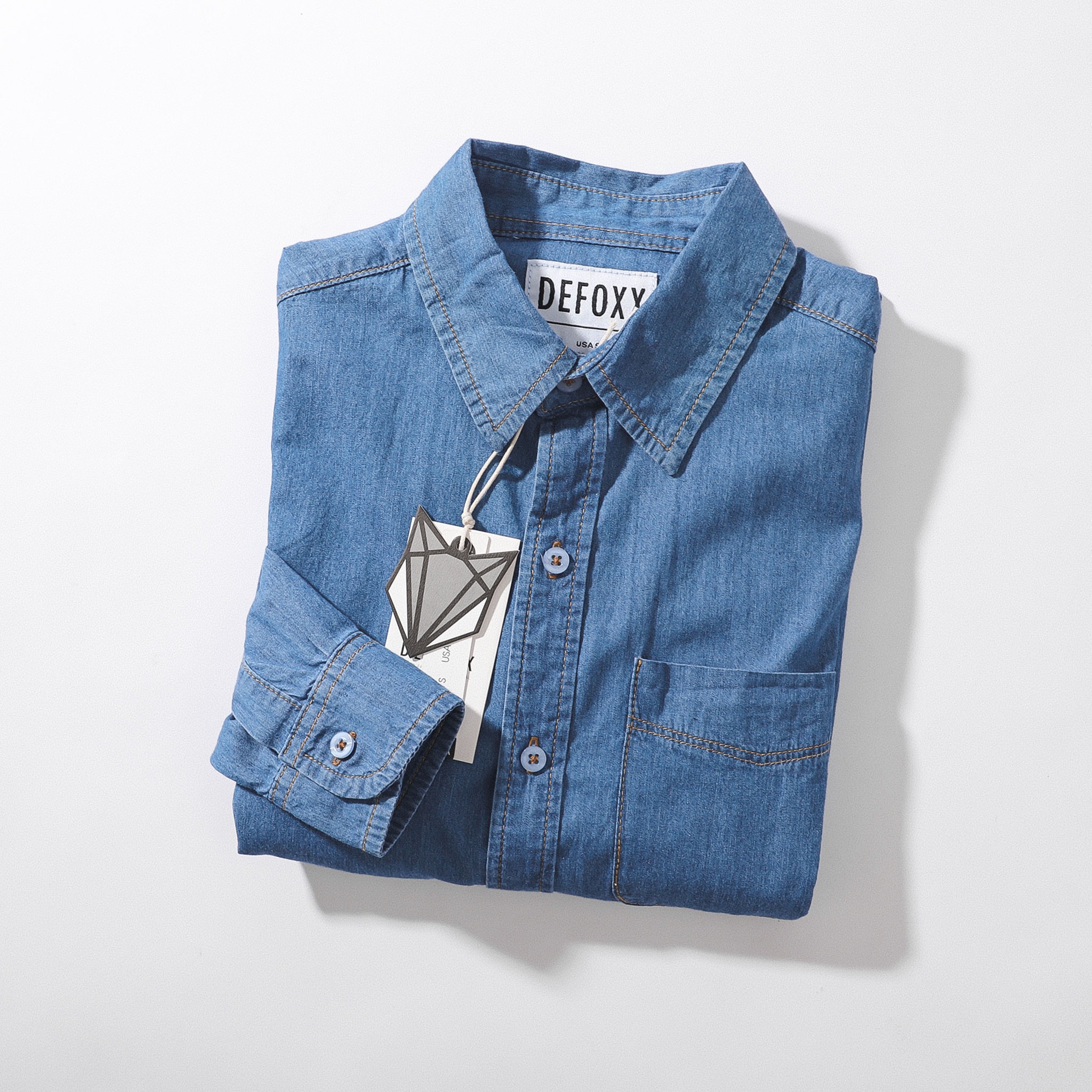 ÁO SƠMI DENIM DEFOXX