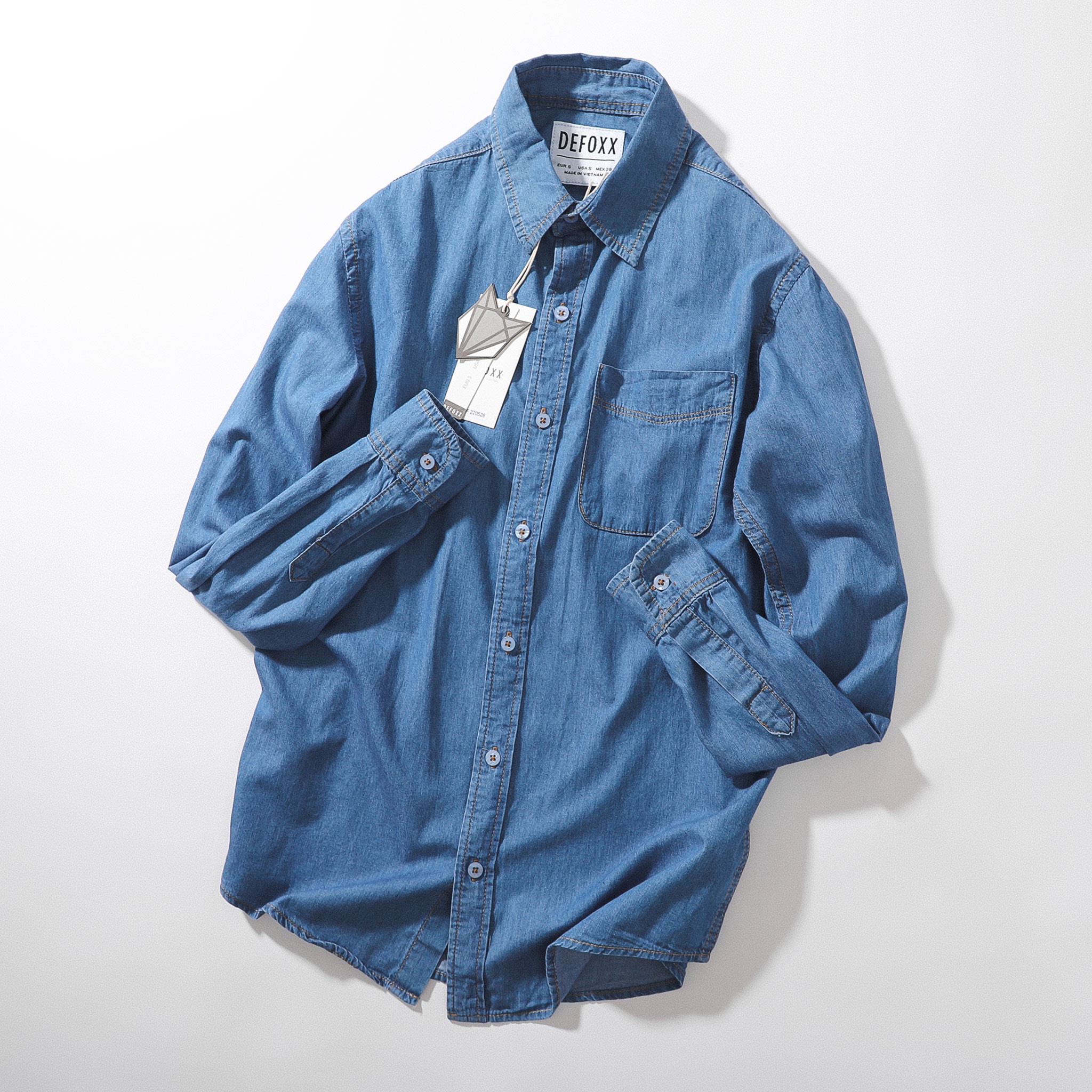 ÁO SƠMI DENIM DEFOXX