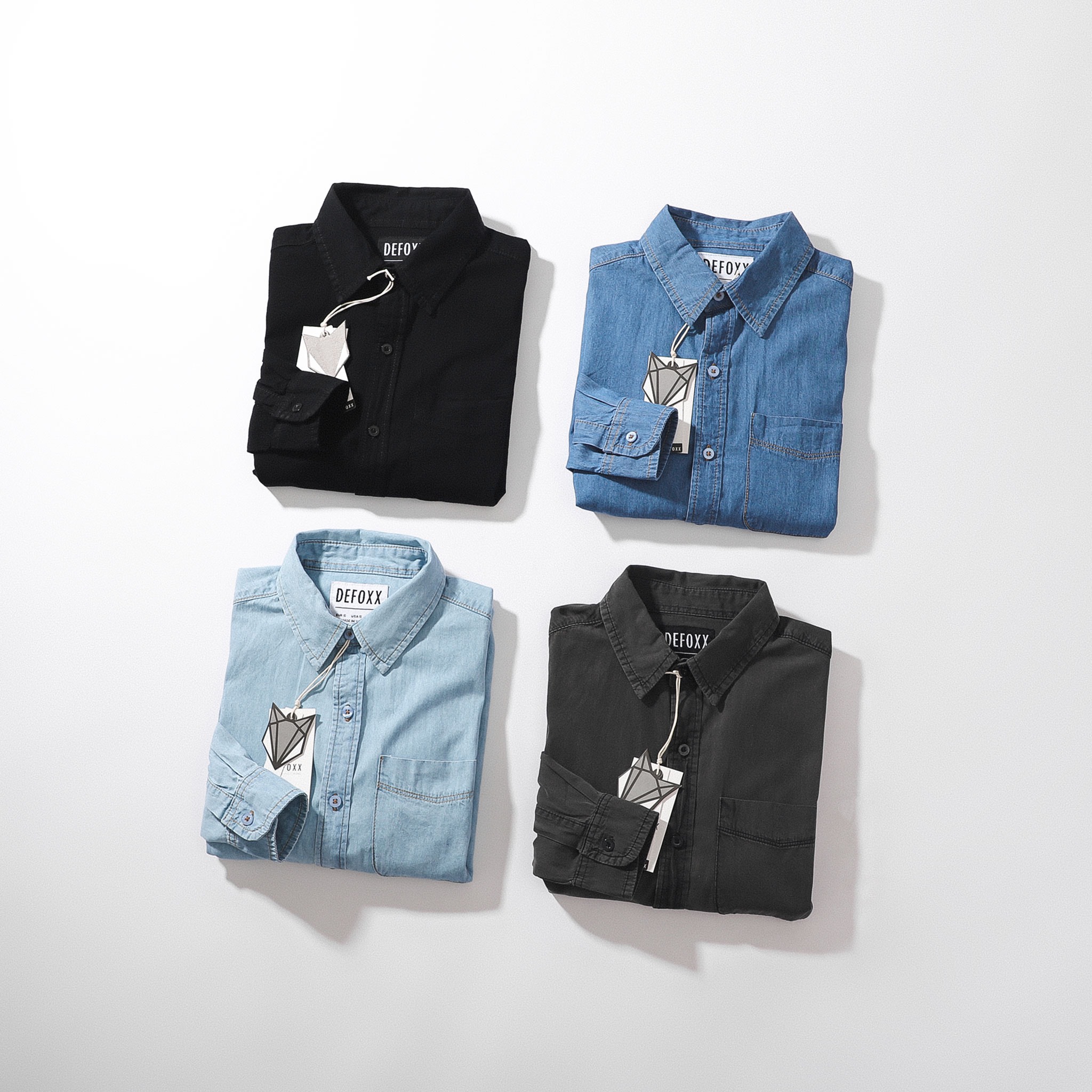 ÁO SƠMI DENIM DEFOXX