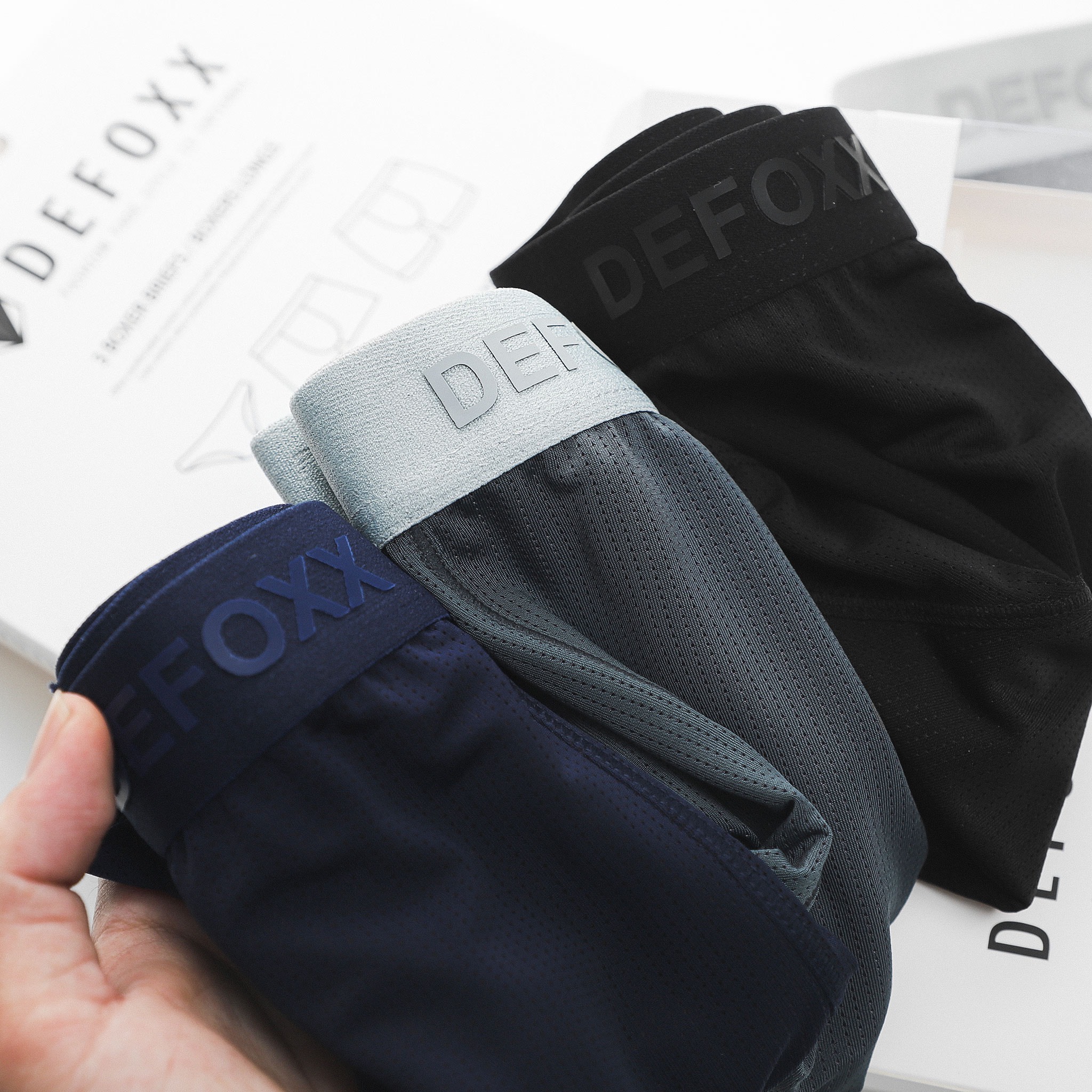 QUẦN BOXER LƯỚI DEFOXX