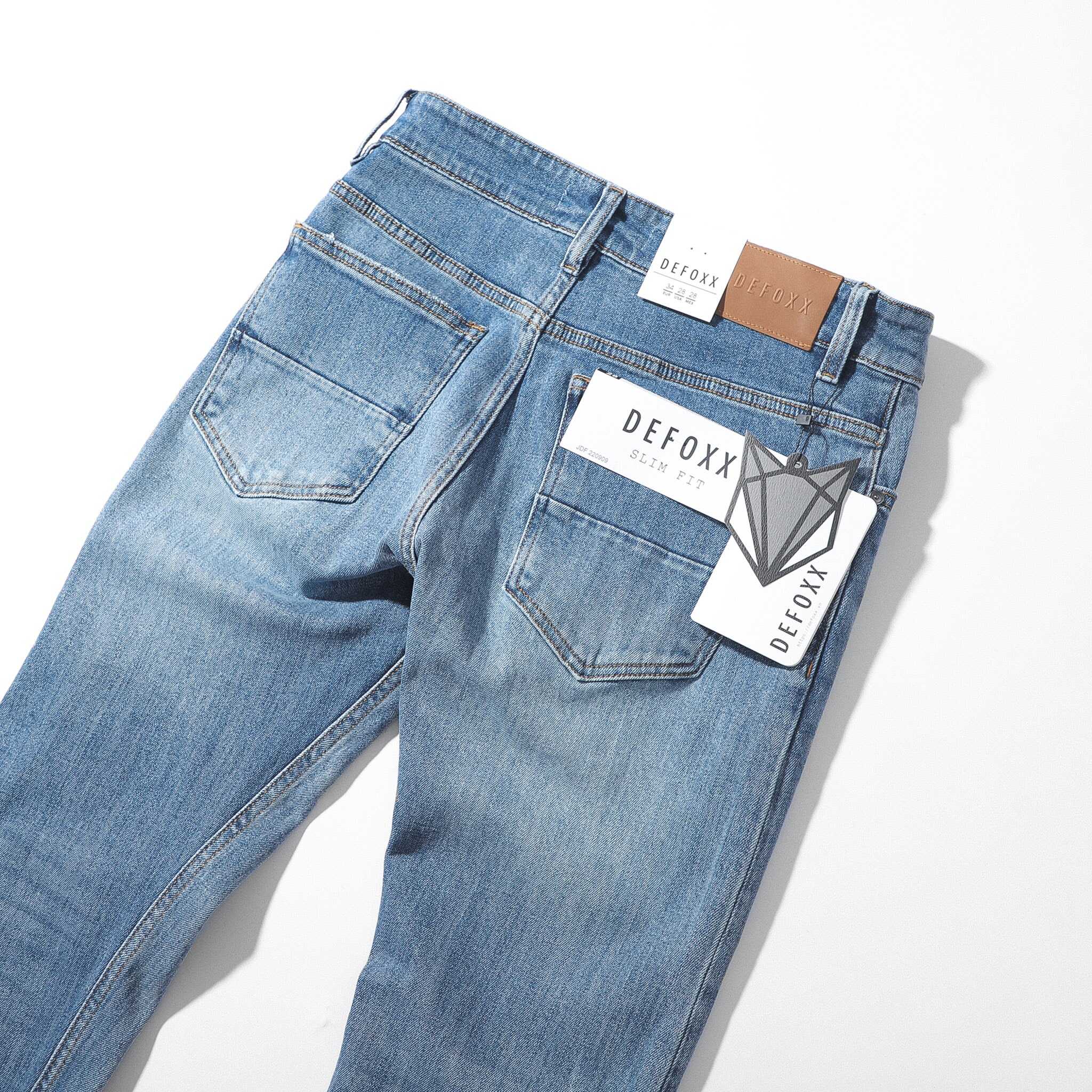 QUẦN JEANS DEFOXX XANH WASH