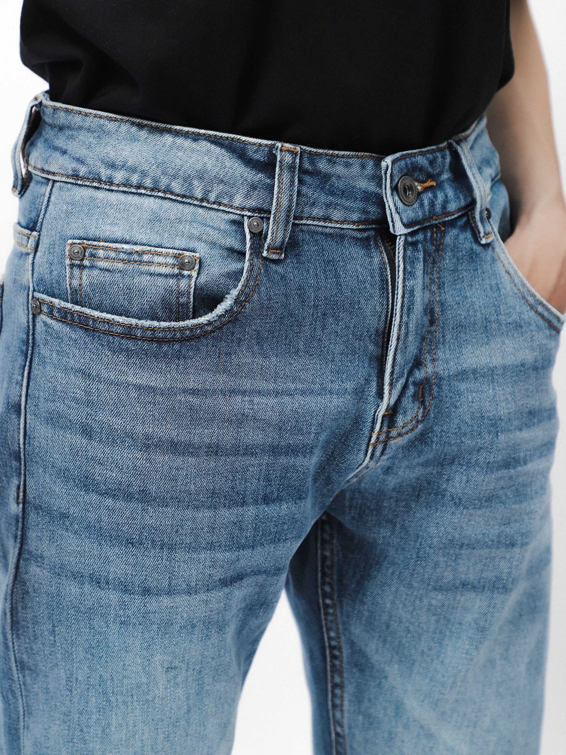 QUẦN JEANS DEFOXX XANH WASH