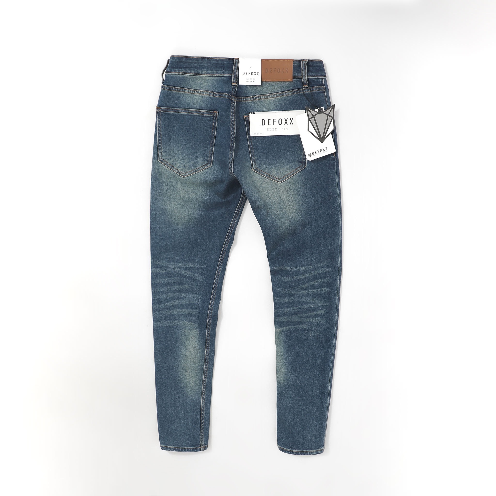 QUẦN JEANS XANH ĐẬM DƠ WASH
