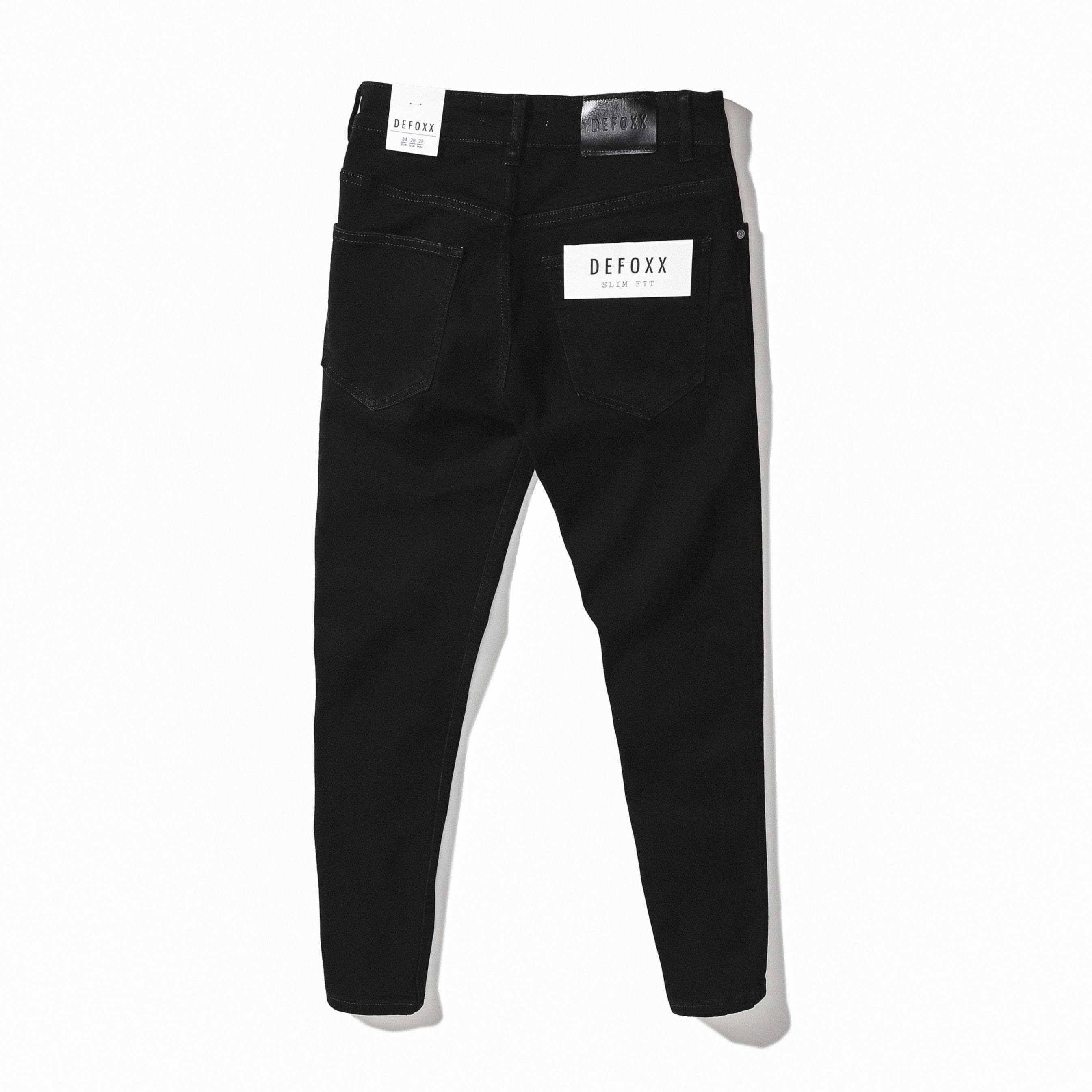 QUẦN JEANS DEFOXX ĐEN TRƠN