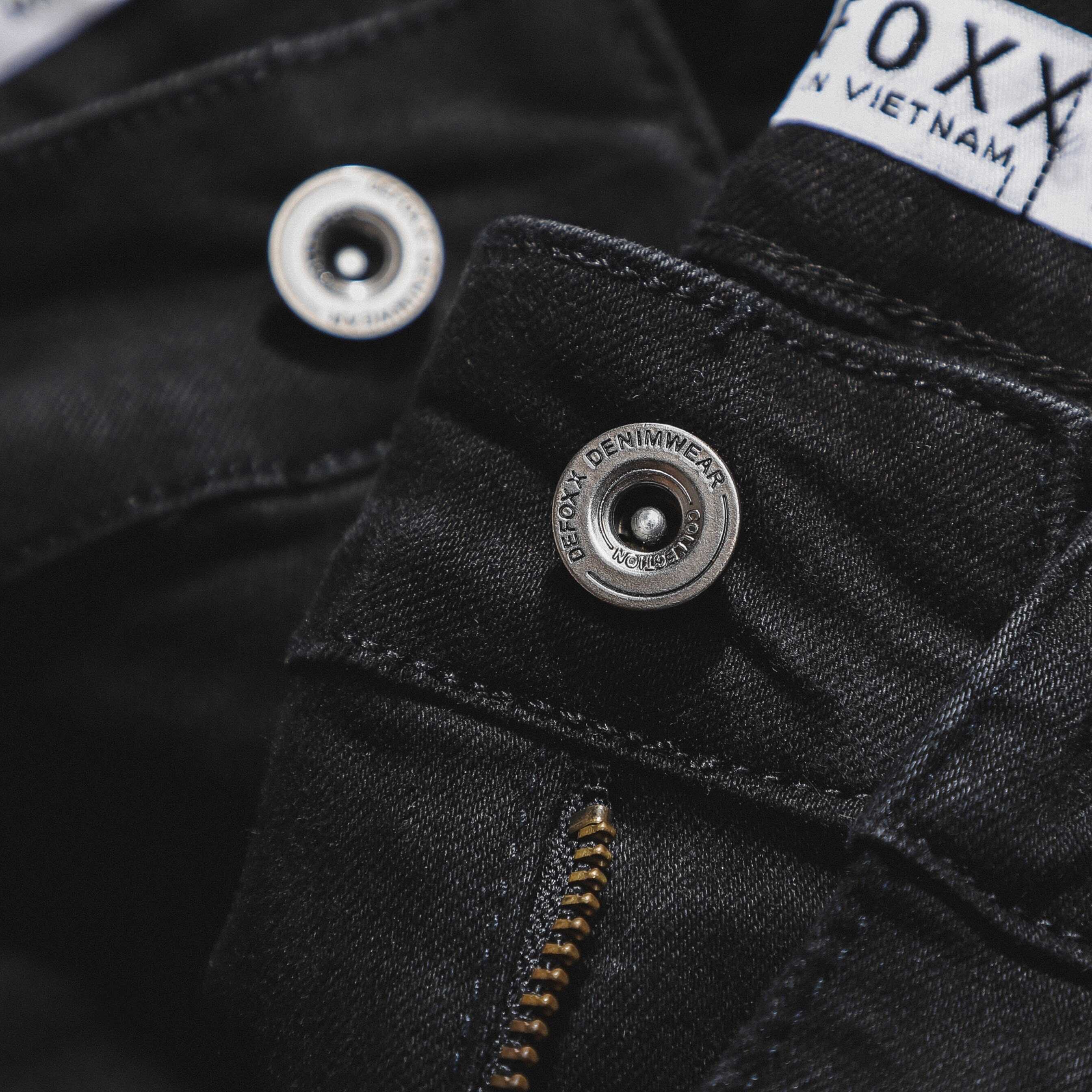 QUẦN JEANS DEFOXX ĐEN TRƠN