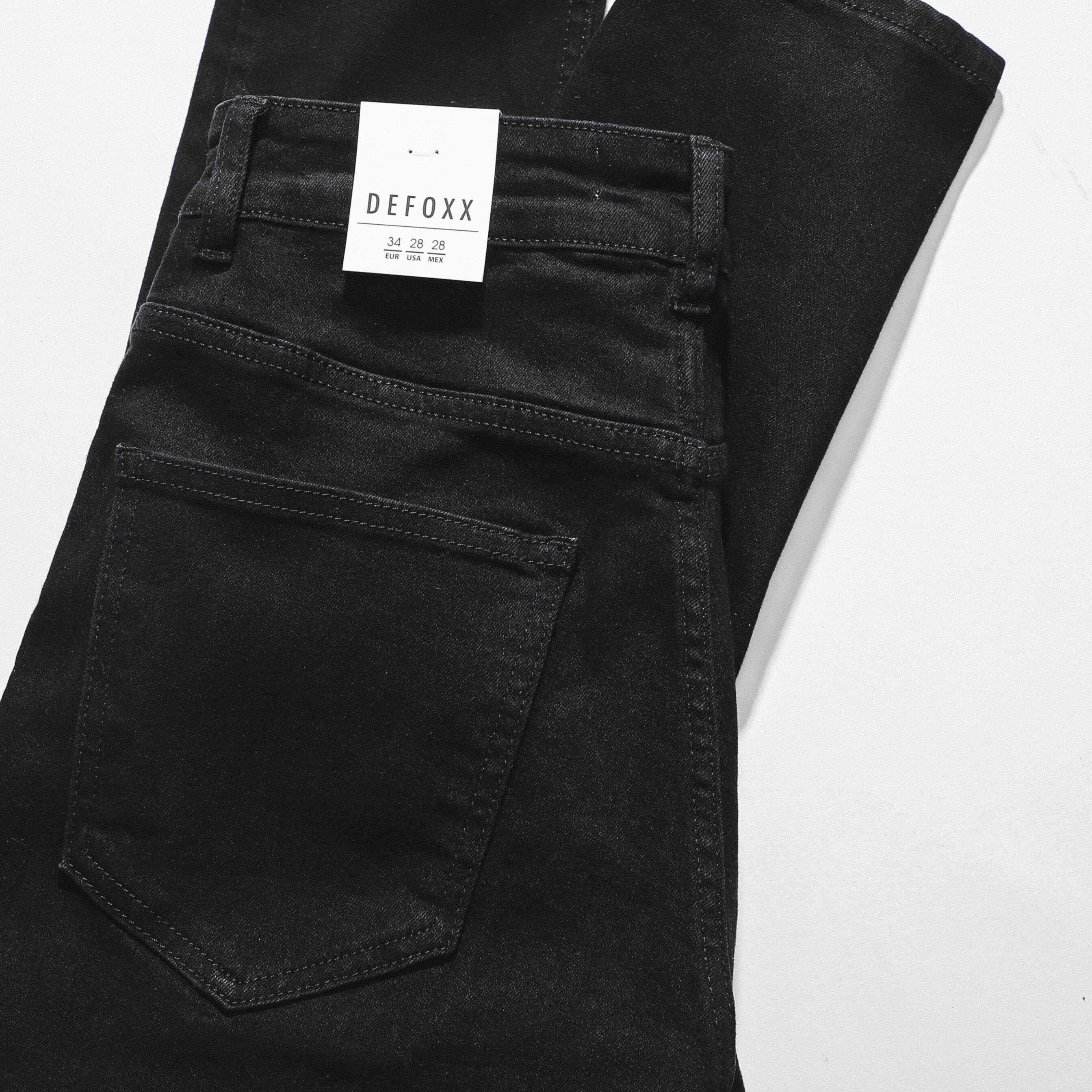 QUẦN JEANS DEFOXX ĐEN TRƠN