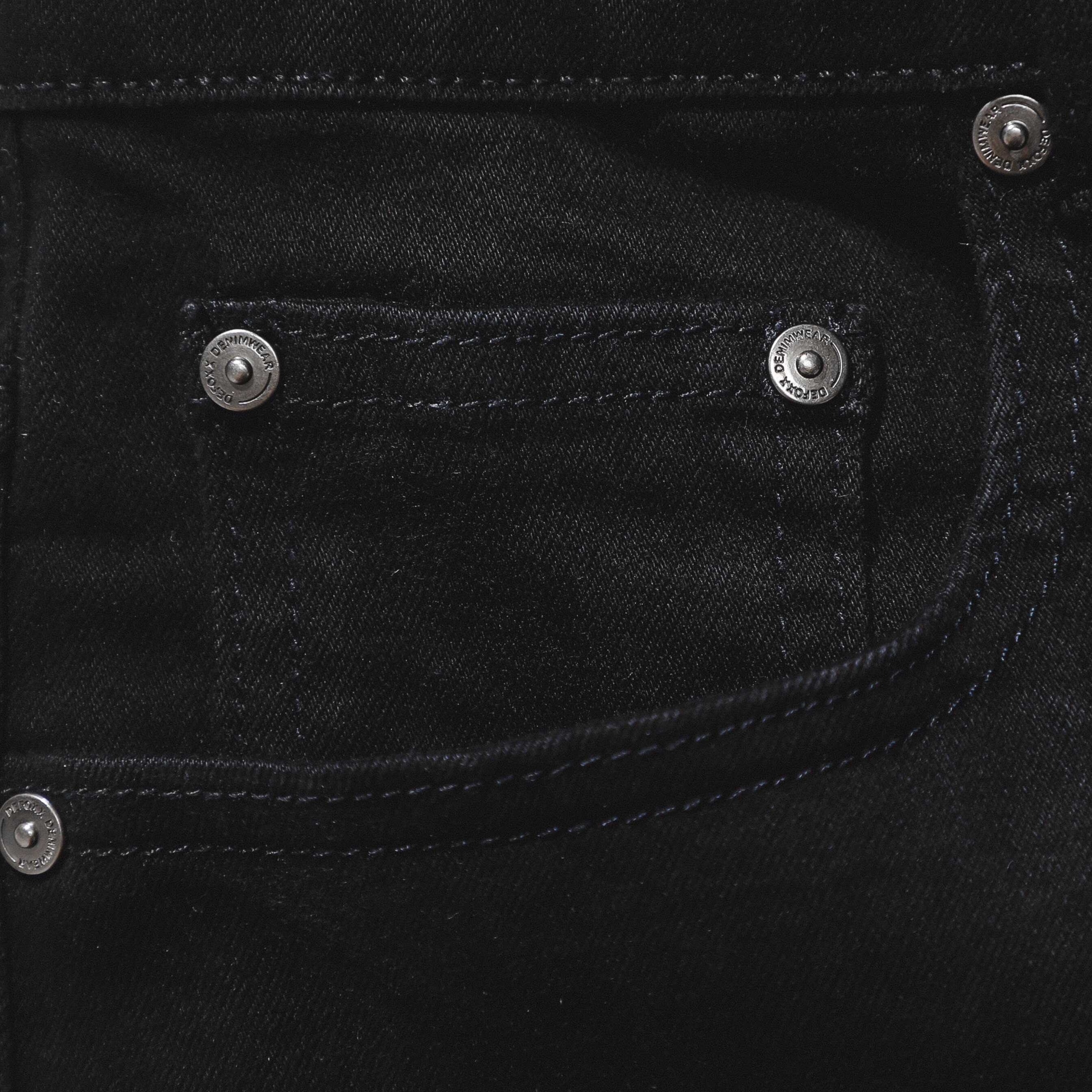 QUẦN JEANS DEFOXX ĐEN TRƠN