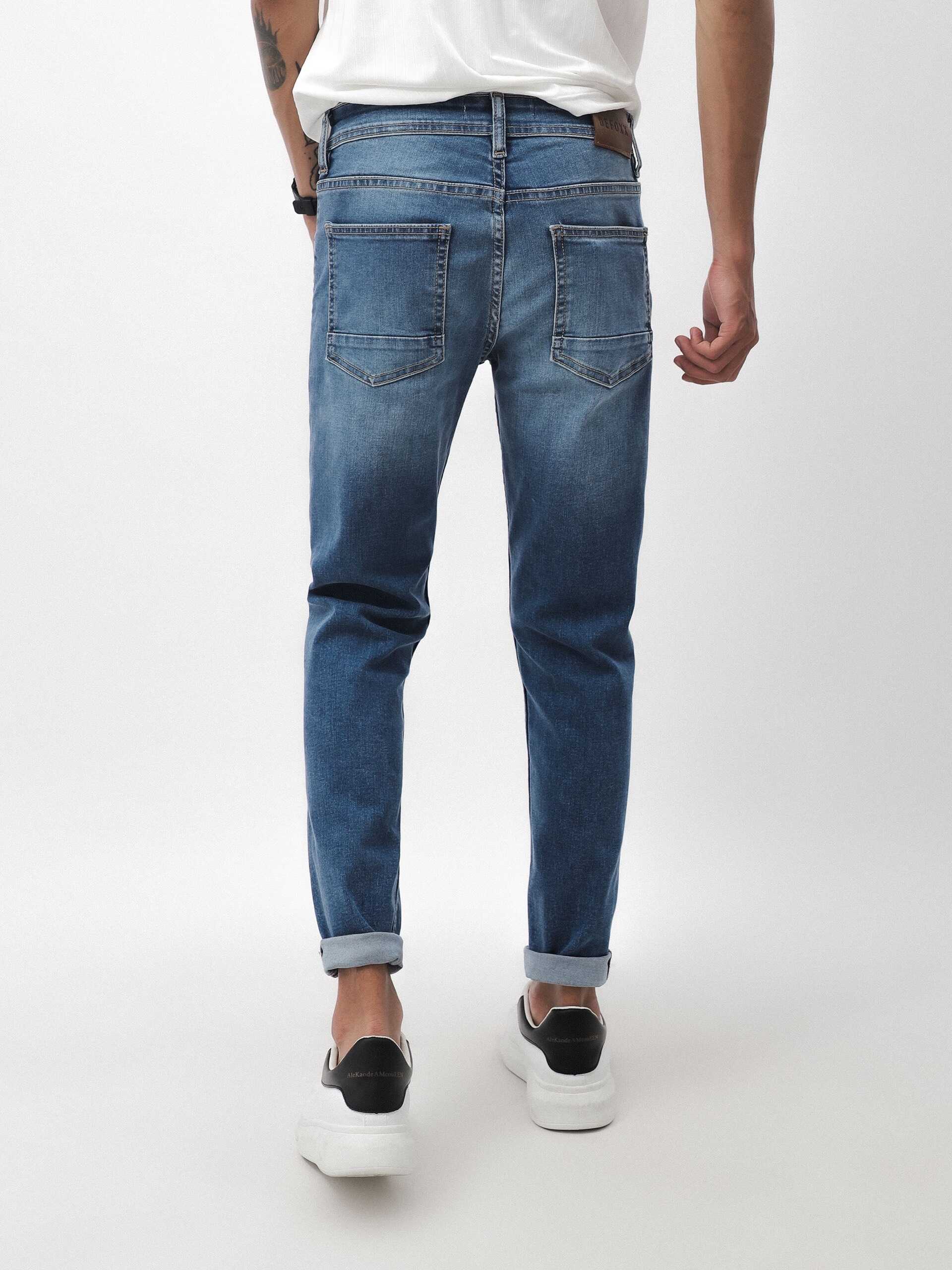 QUẦN JEANS DEFOXX XANH WASH