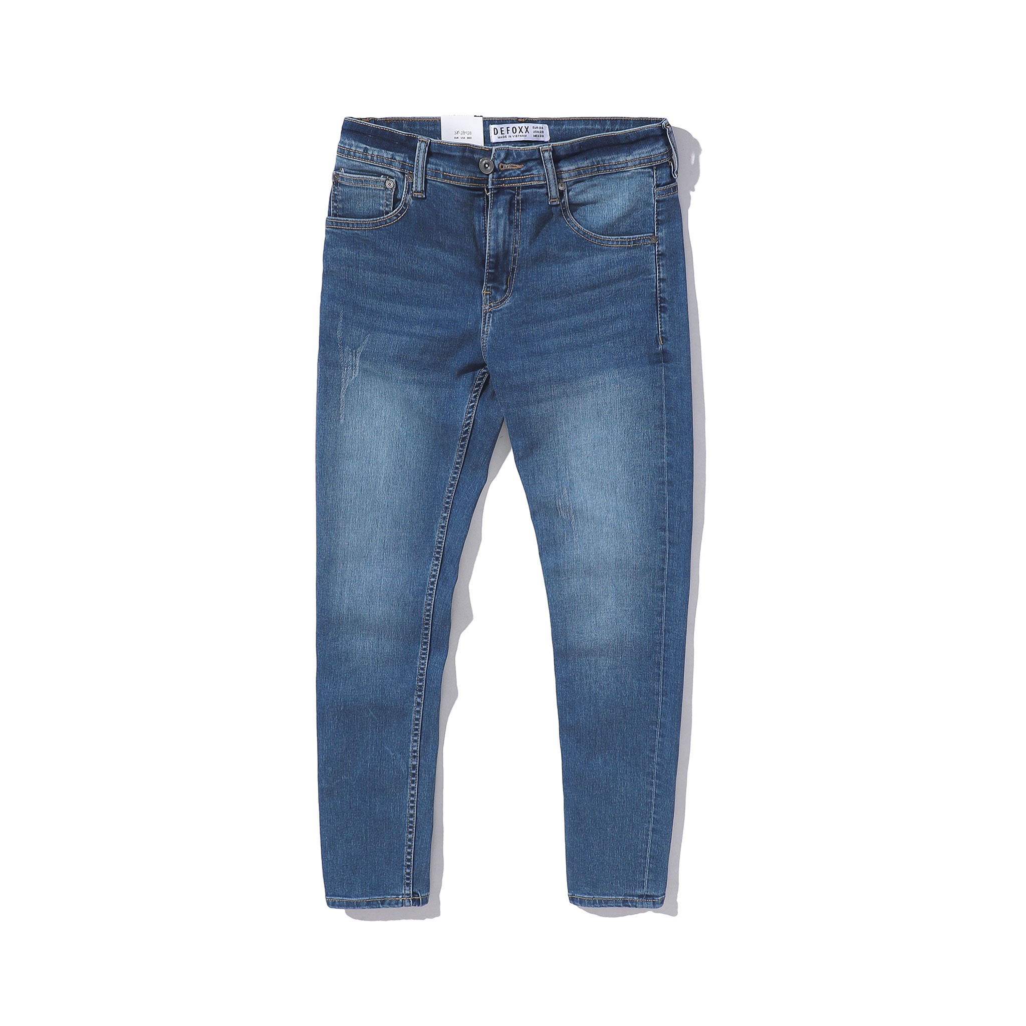 QUẦN JEANS DEFOXX XANH WASH