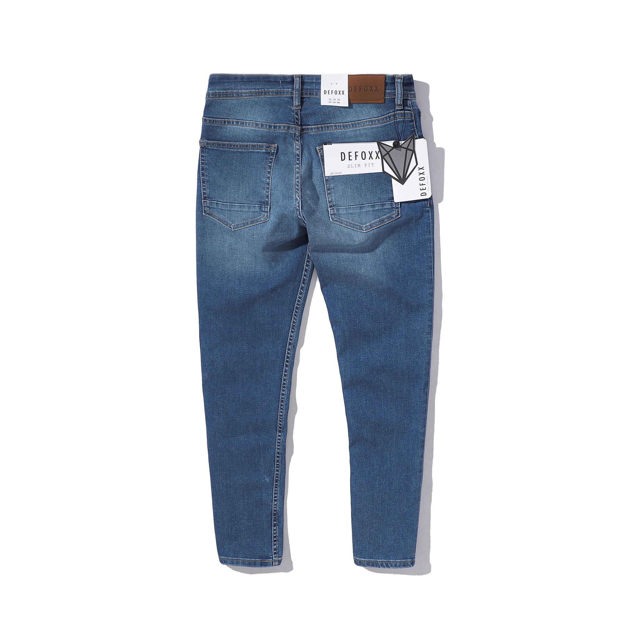 QUẦN JEANS DEFOXX XANH WASH