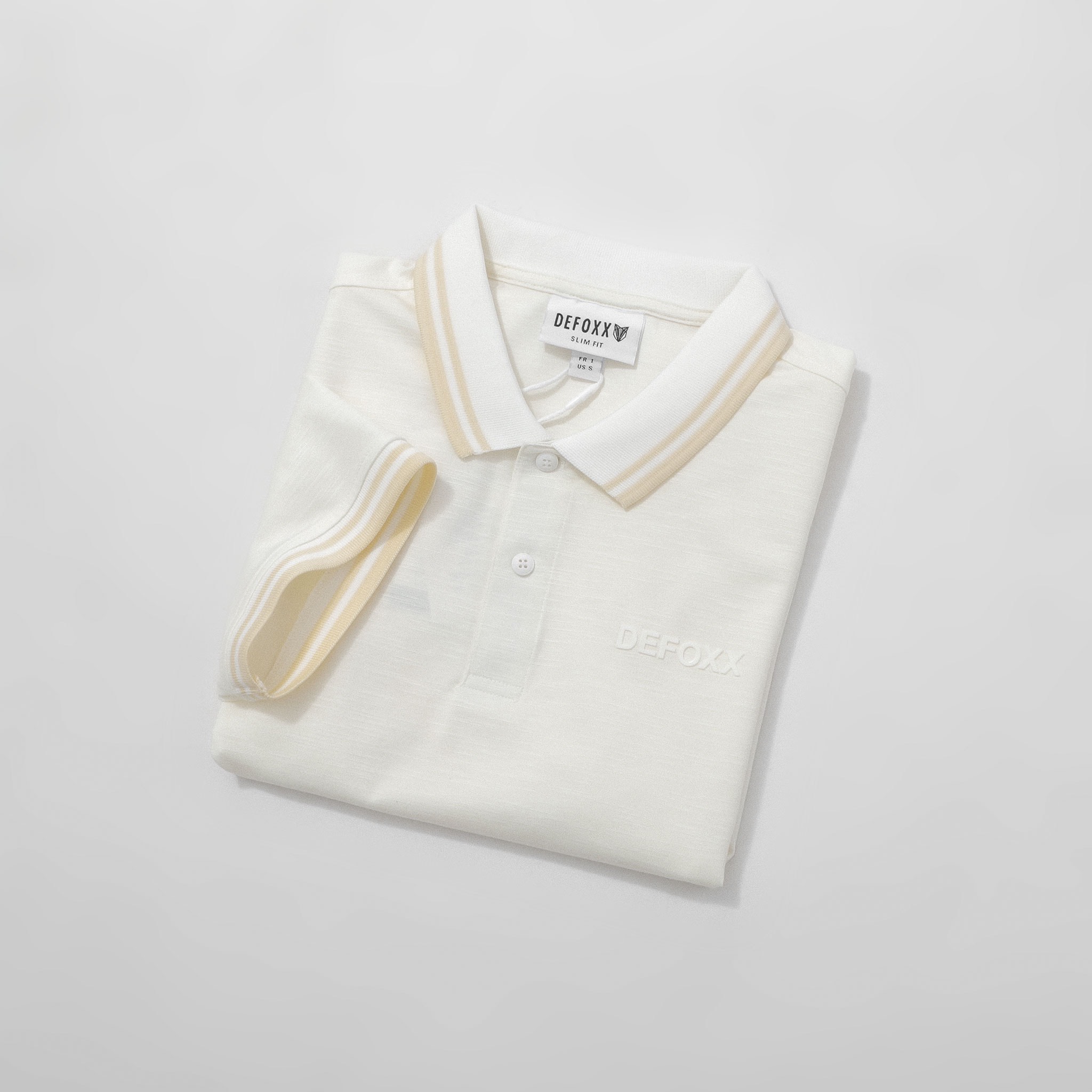 ÁO POLO DEFOXX THUN XƯỚC CỔ VIỀN