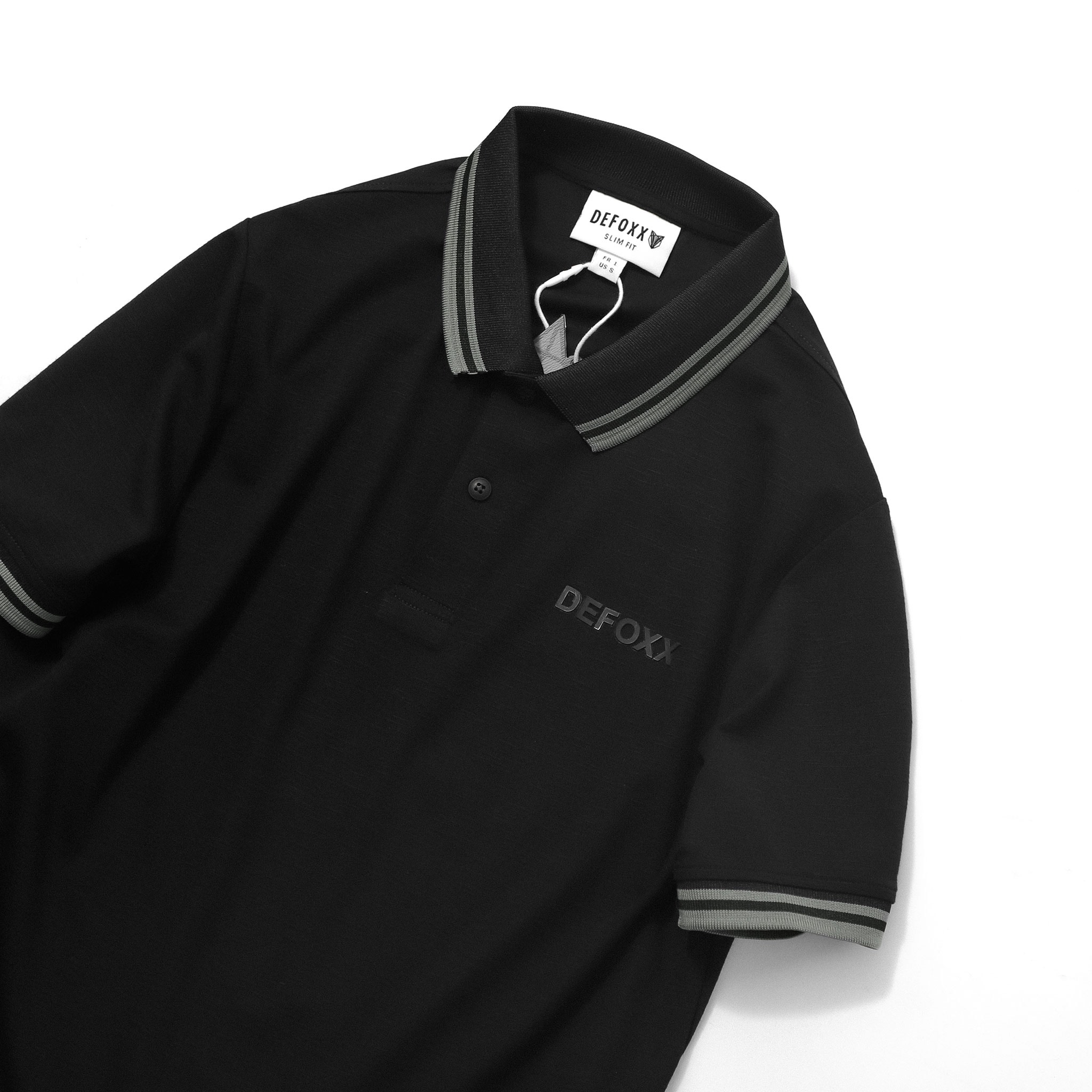 ÁO POLO DEFOXX THUN XƯỚC CỔ VIỀN