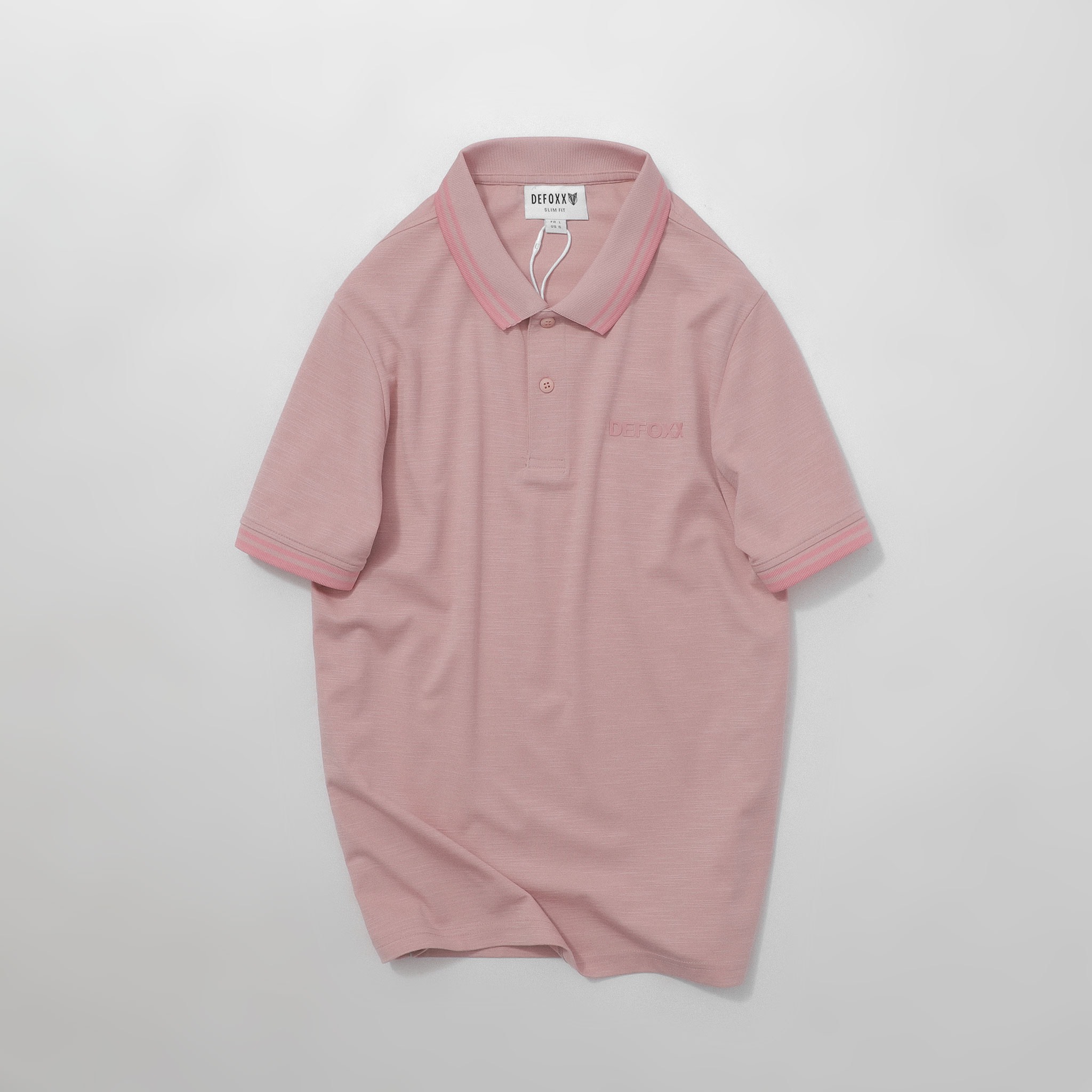 ÁO POLO DEFOXX THUN XƯỚC CỔ VIỀN