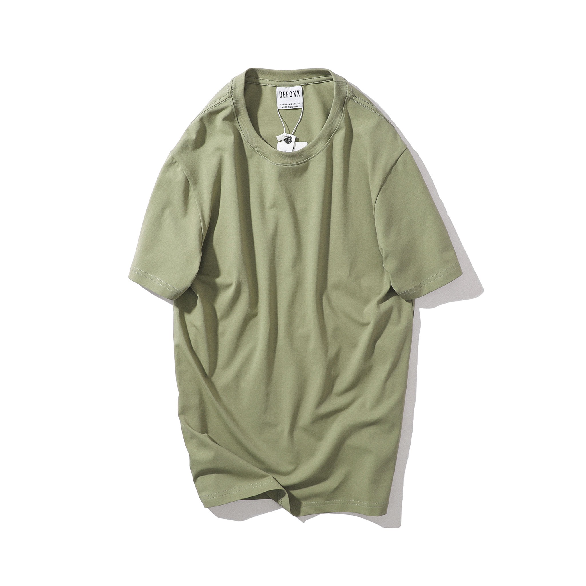 ÁO THUN TRƠN DEFOXX SLIM FIT