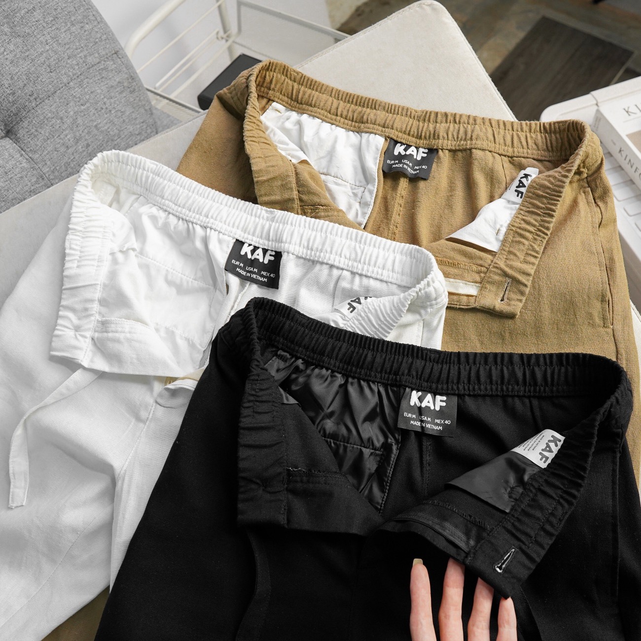 QUẦN DÀI ĐŨI LINEN KAF