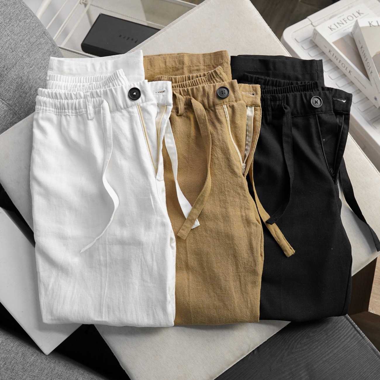 QUẦN DÀI ĐŨI LINEN KAF