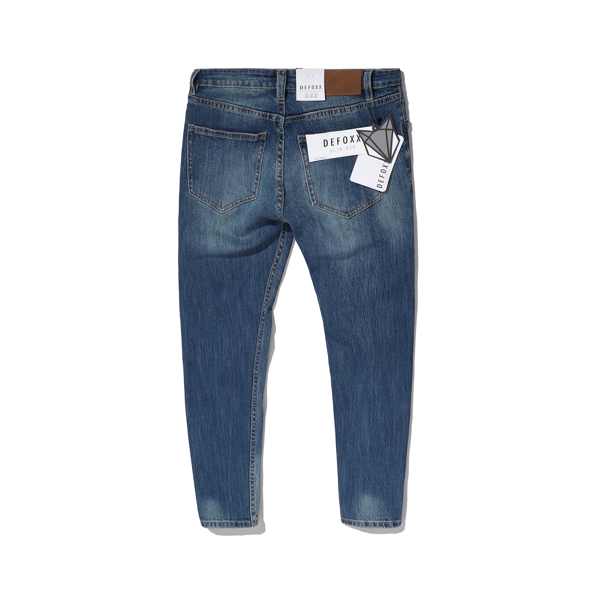 QUẦN JEANS DEFOXX XANH ĐẬM WASH