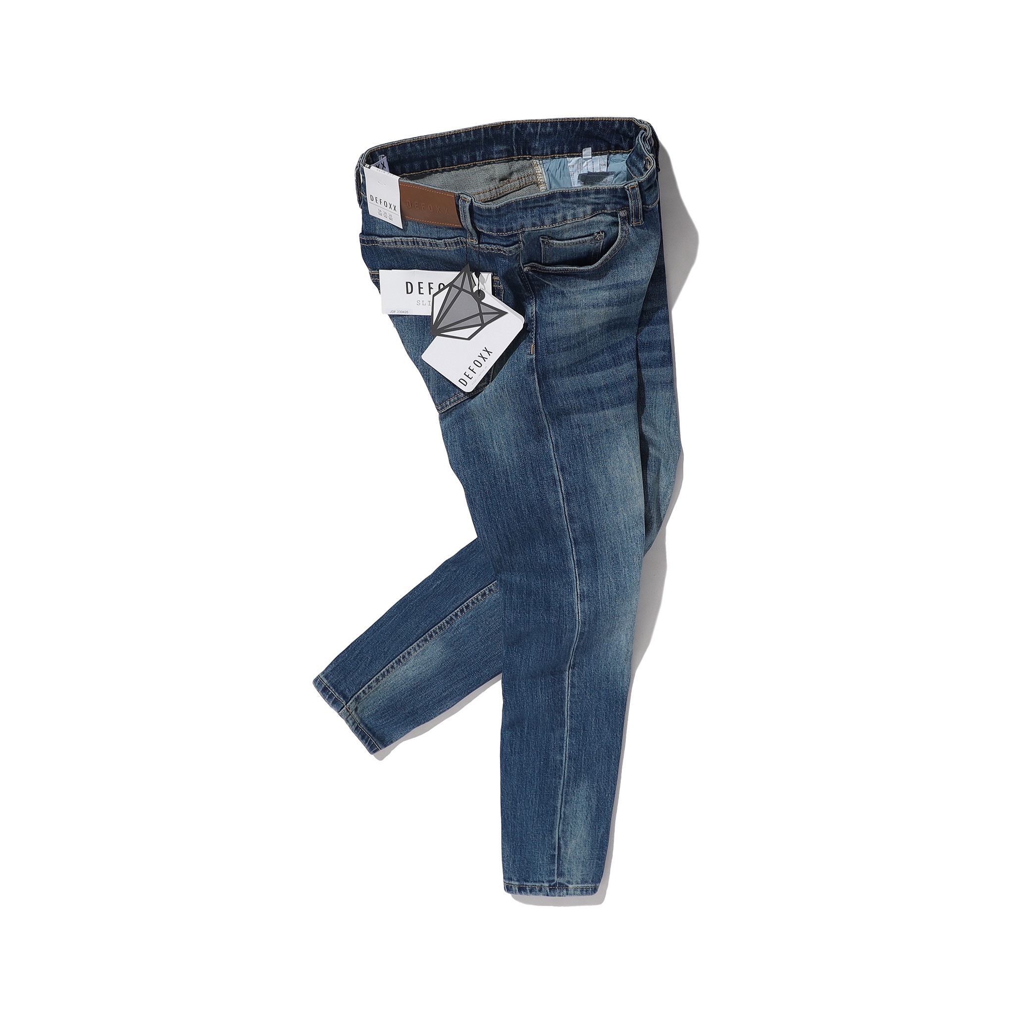 QUẦN JEANS DEFOXX XANH ĐẬM WASH