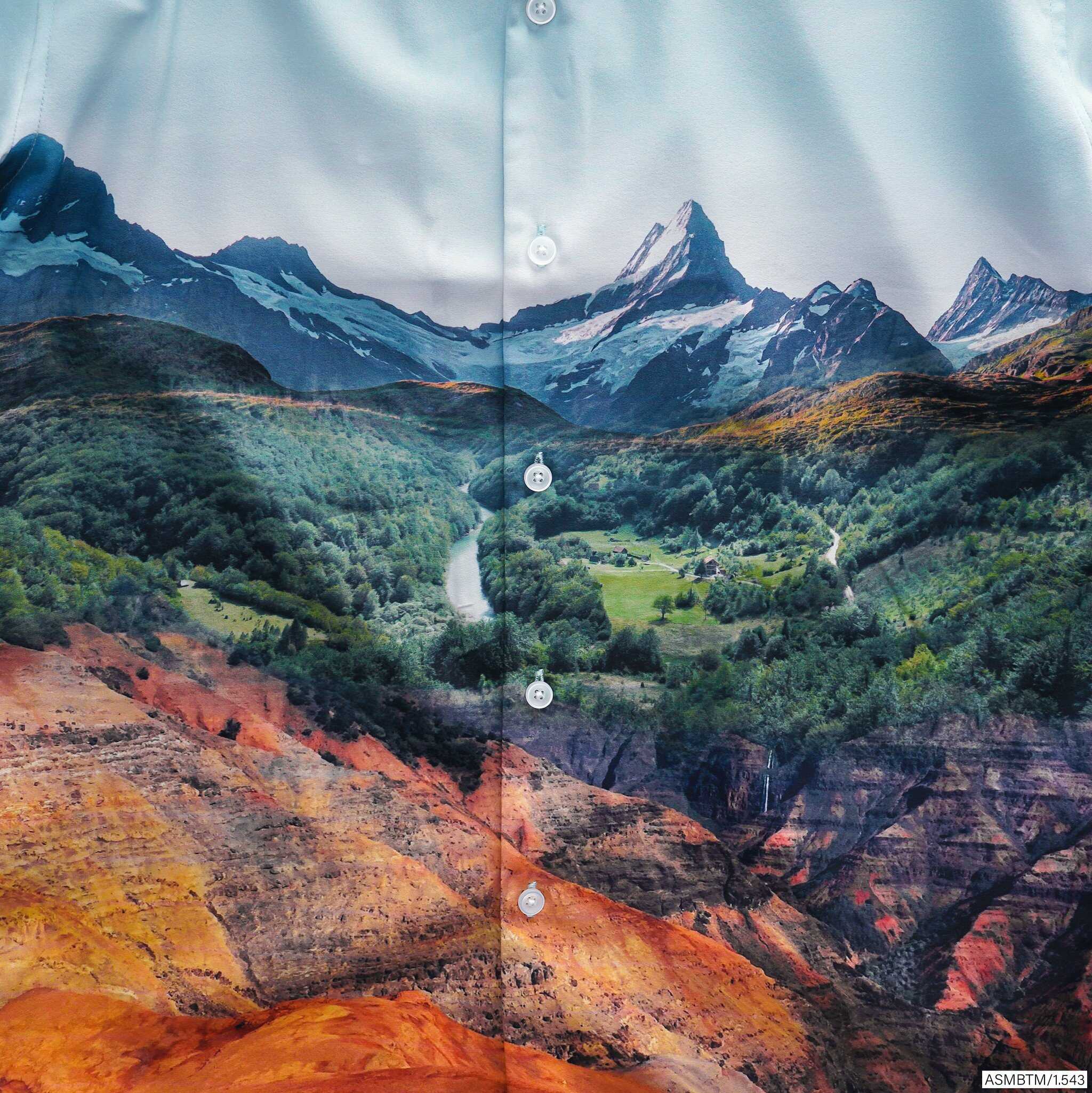 ÁO SƠ MI HỌA TIẾT NGẮN TAY BTM