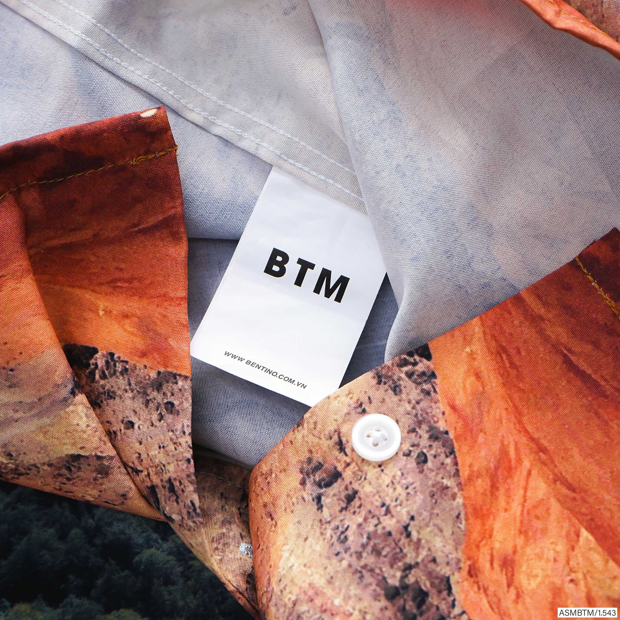 ÁO SƠ MI HỌA TIẾT NGẮN TAY BTM