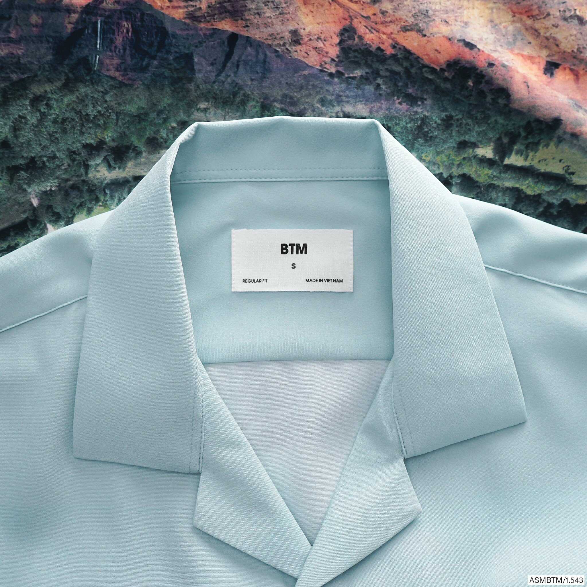 ÁO SƠ MI HỌA TIẾT NGẮN TAY BTM