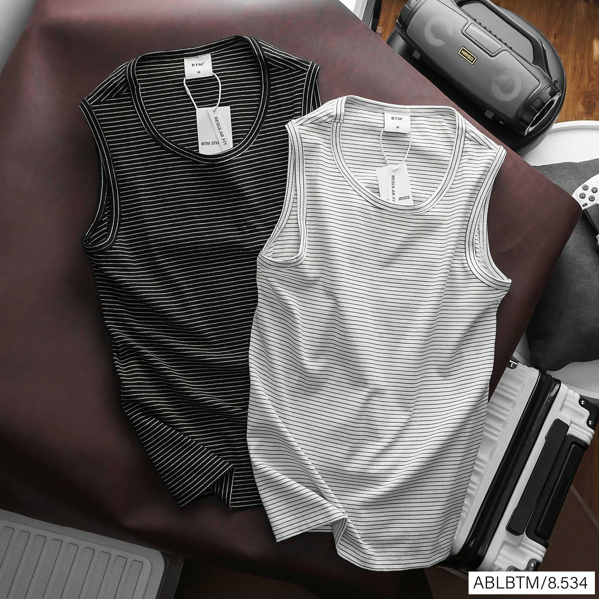 ÁO THUN TANK TOP BTM KẺ