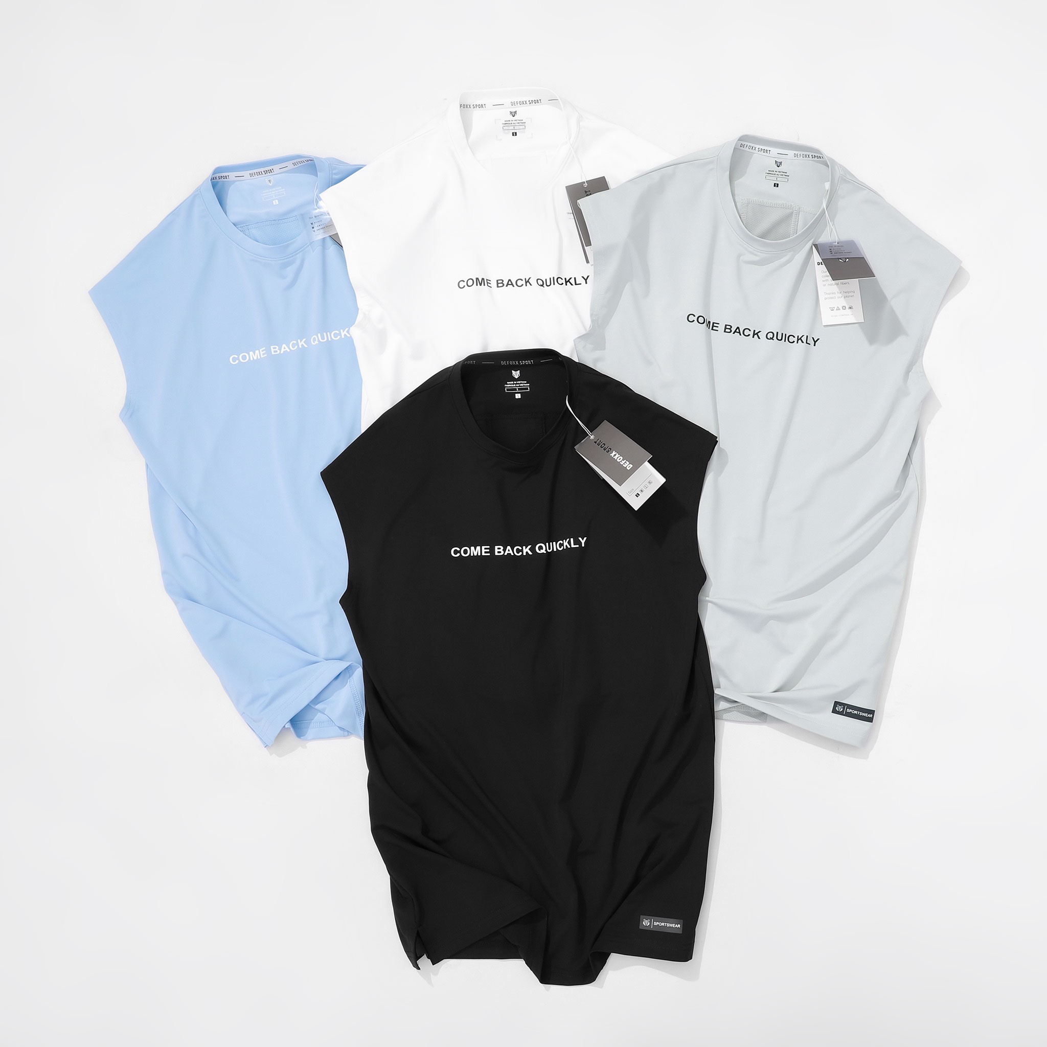 ÁO TANK TOP DEFOXX SPORT PHỐI LƯỚI