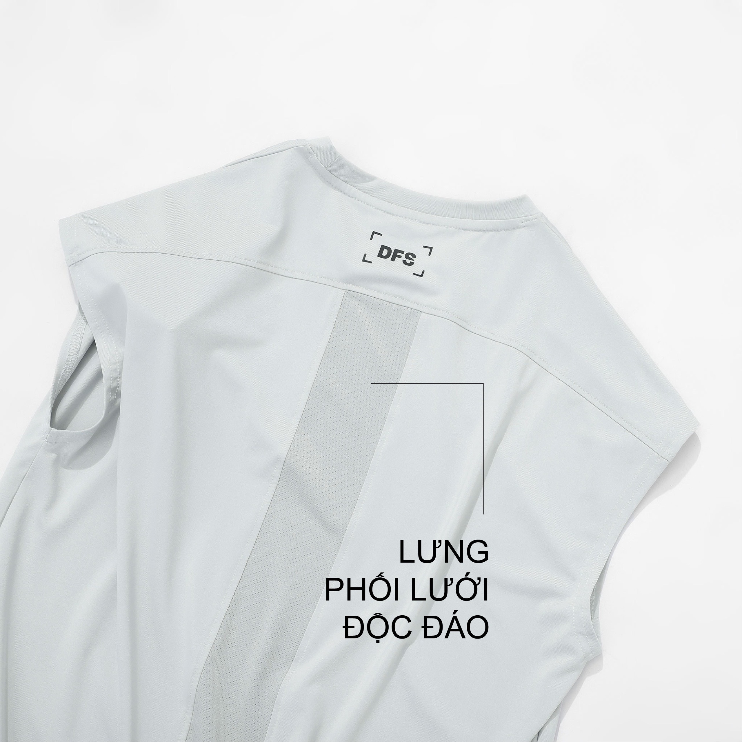 ÁO TANK TOP DEFOXX SPORT PHỐI LƯỚI