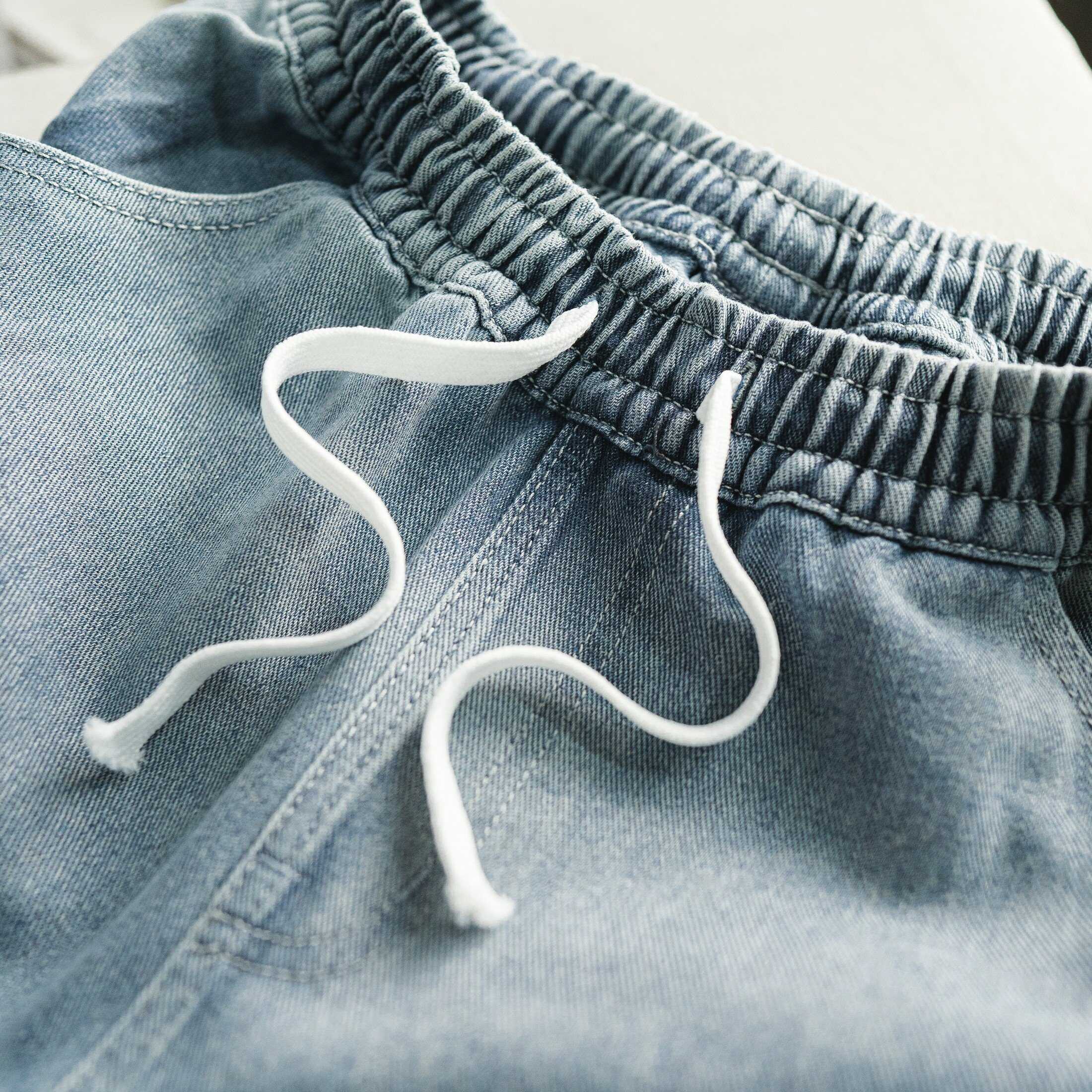 QUẦN ĐÙI DENIM TÚI HỘP CAMO