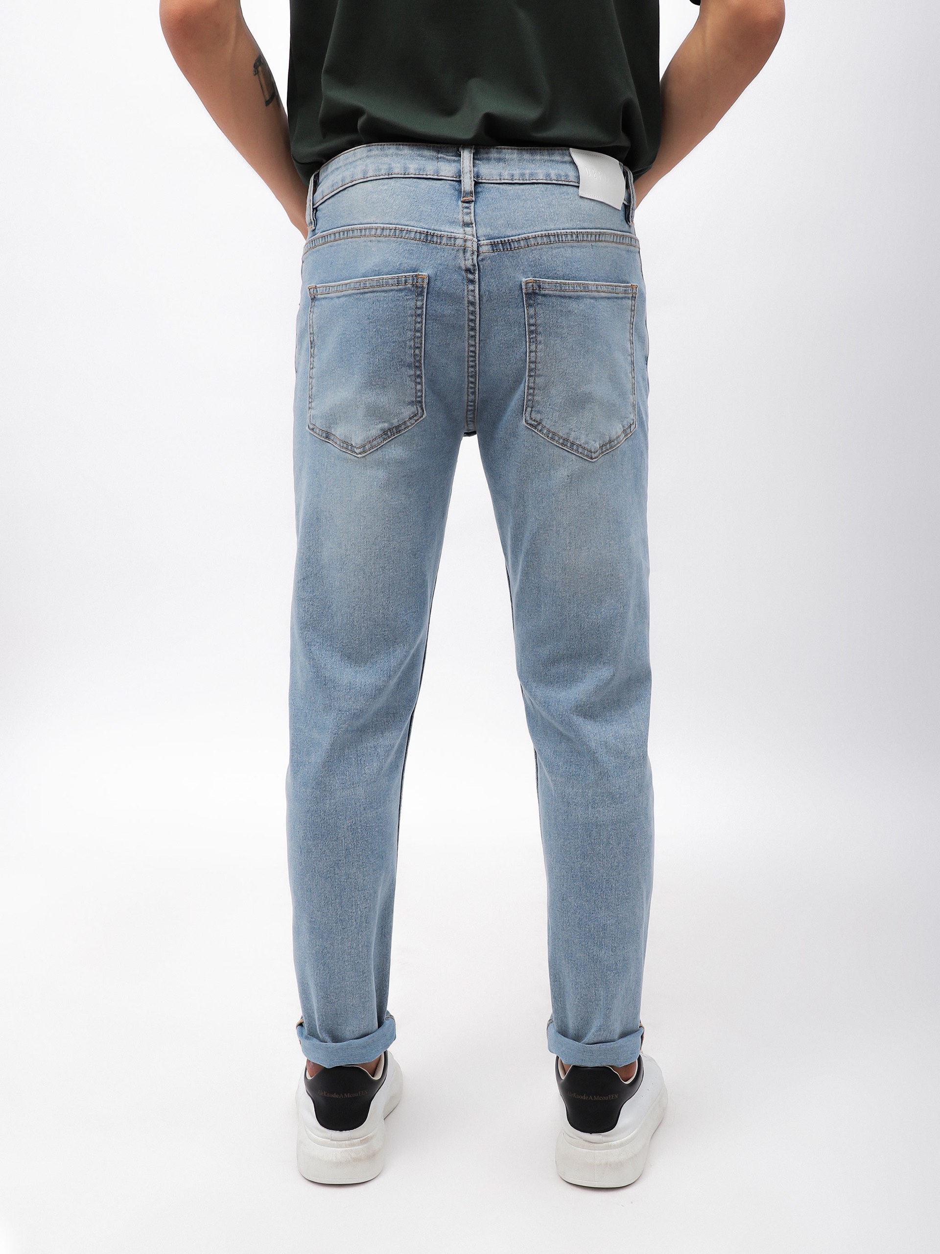 QUẦN JEANS DEFOXX XANH NHẠT WASH