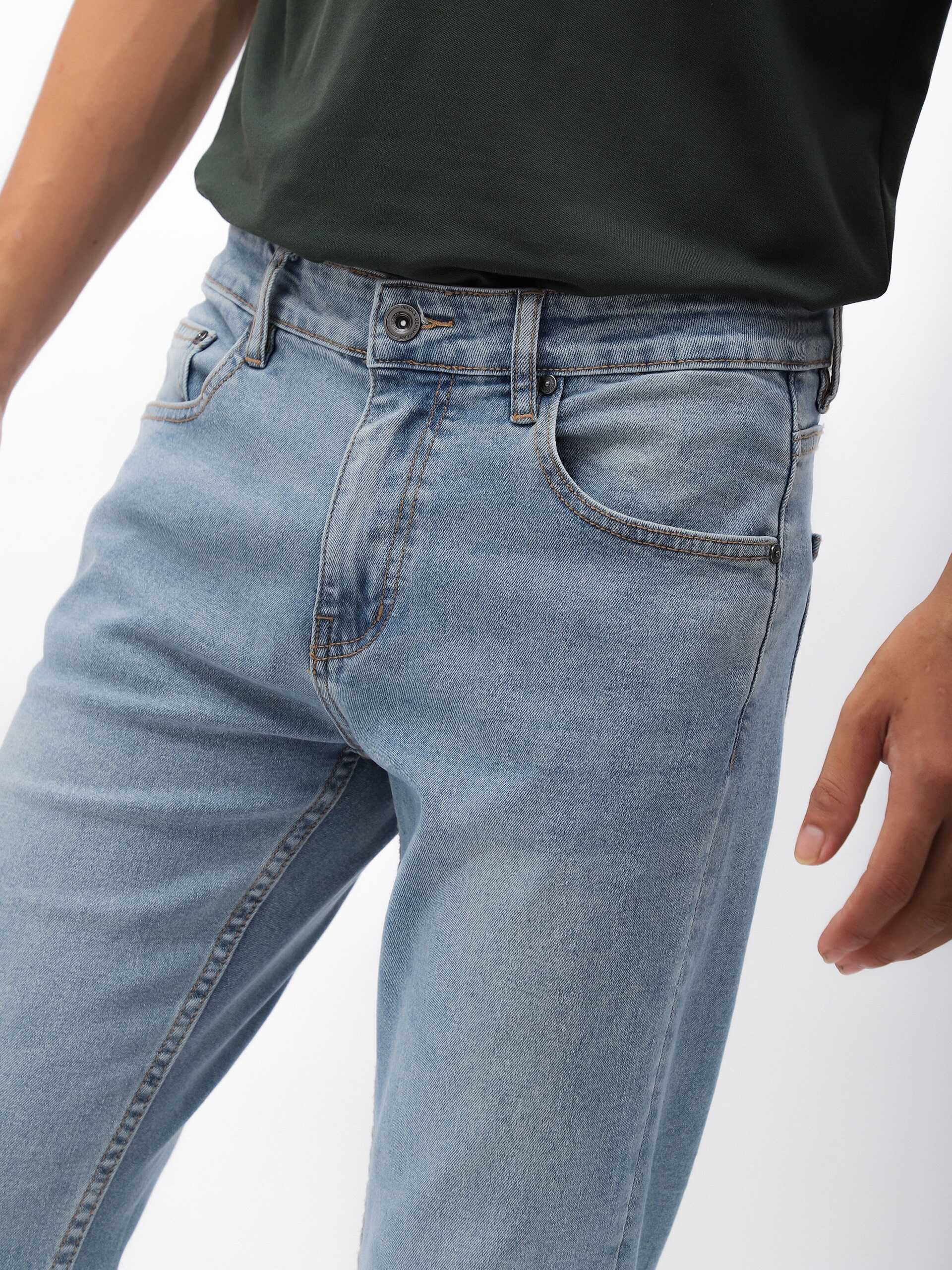 QUẦN JEANS DEFOXX XANH NHẠT WASH