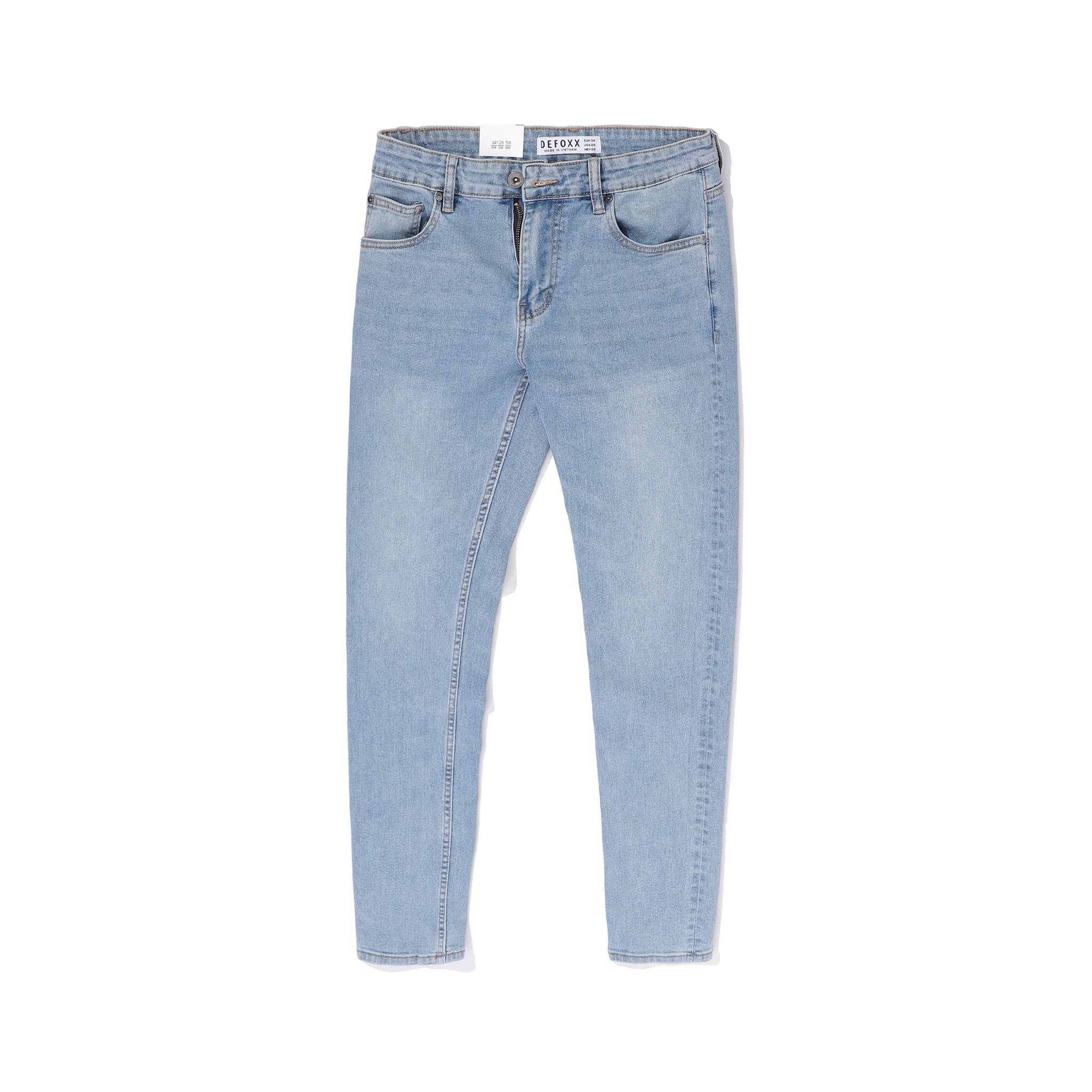 QUẦN JEANS DEFOXX XANH NHẠT WASH