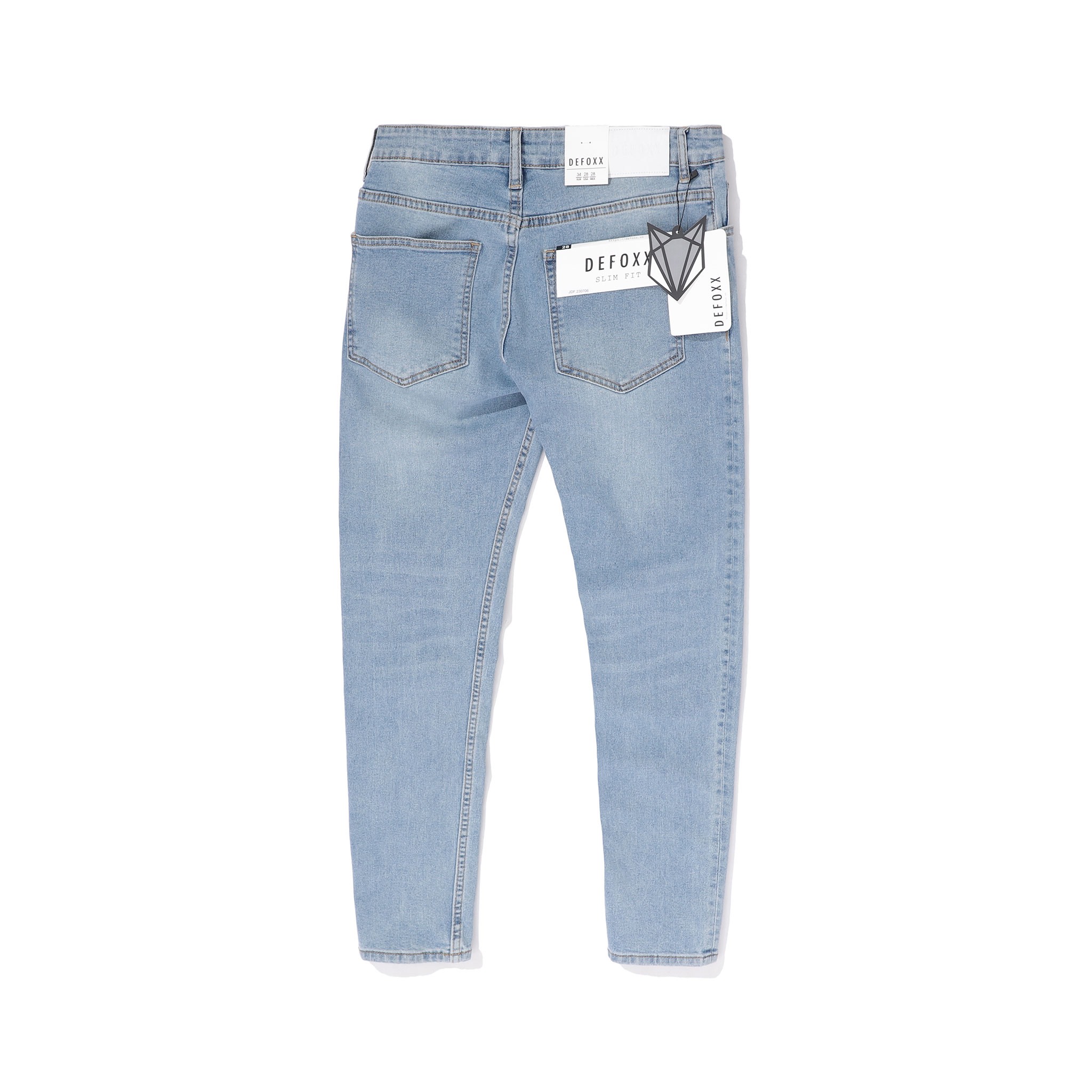 QUẦN JEANS DEFOXX XANH NHẠT WASH