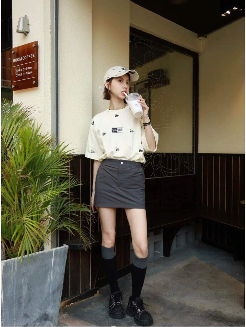 MŨ NEW ERA MONOGRAM