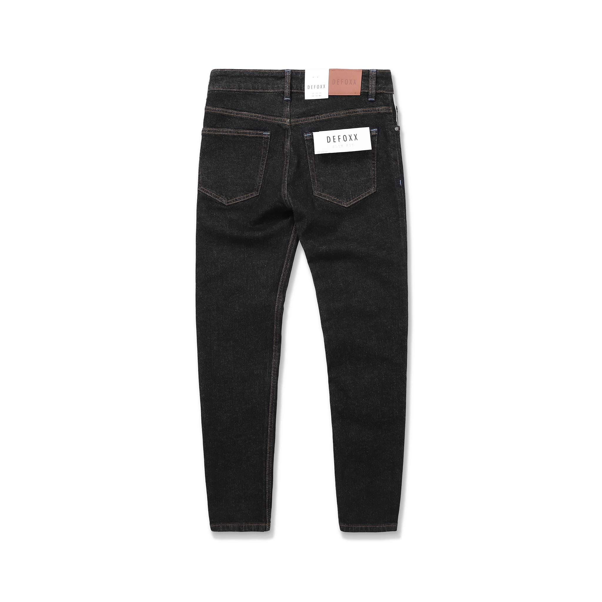 QUẦN JEANS DEFOXX INDIGO ĐEN