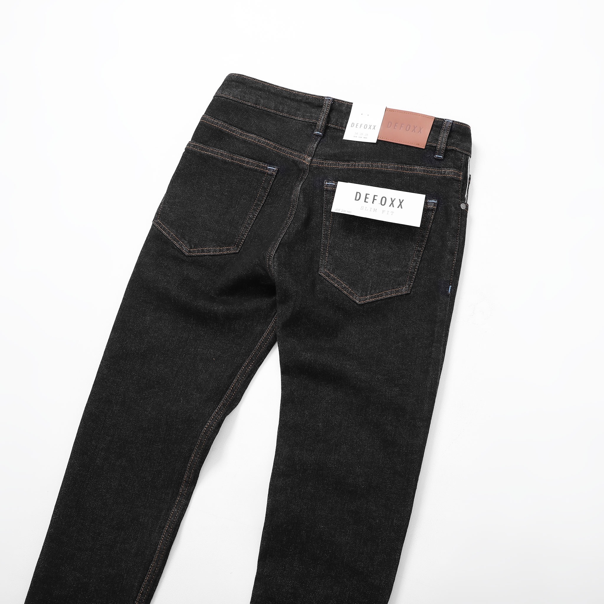 QUẦN JEANS DEFOXX INDIGO ĐEN