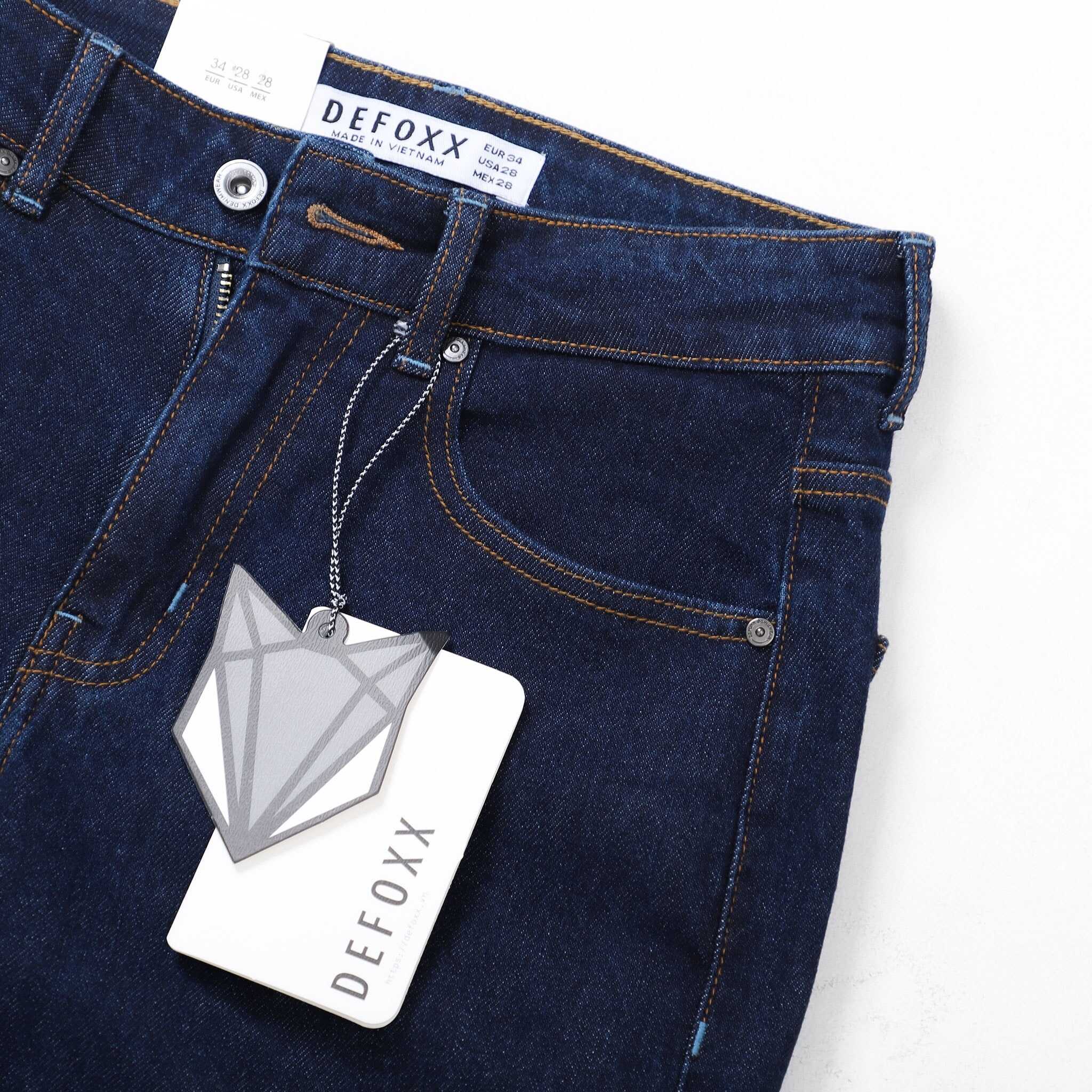 QUẦN JEANS DEFOXX INDIGO XANH