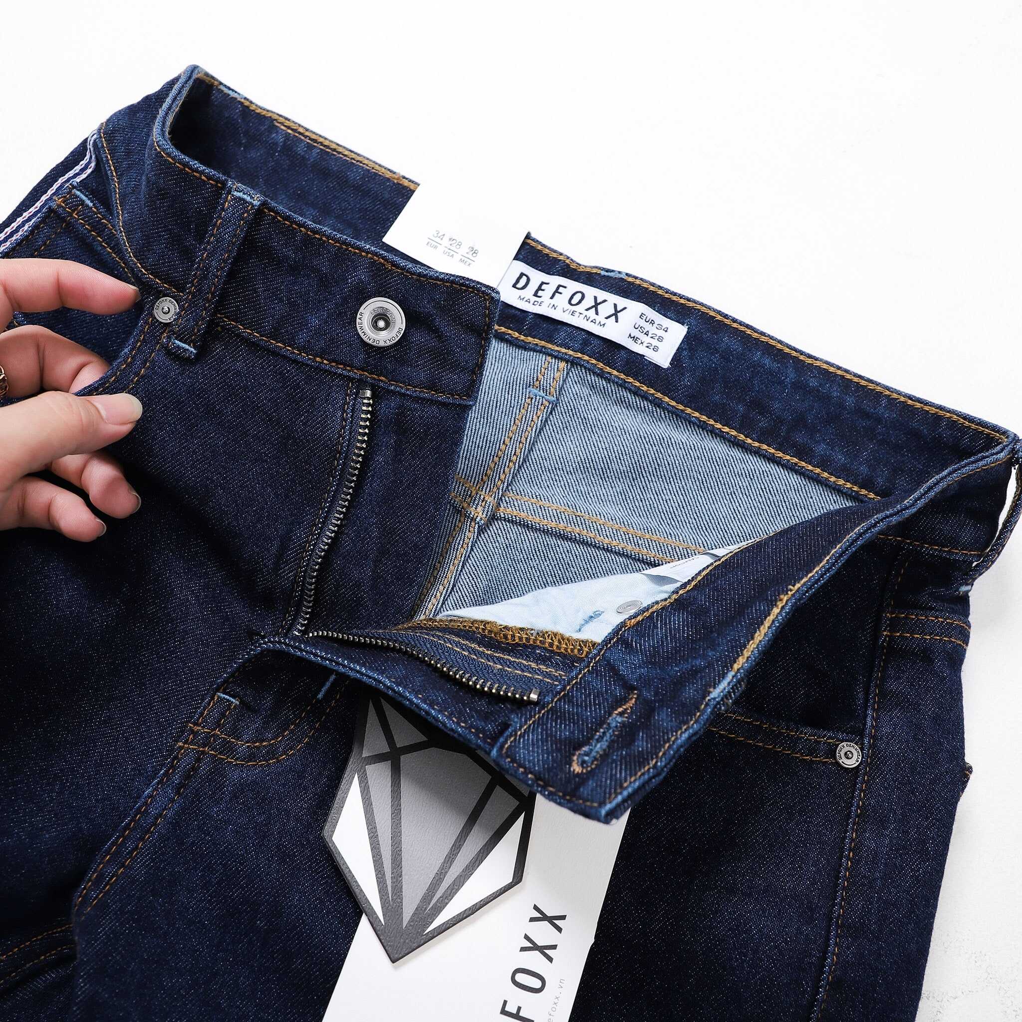 QUẦN JEANS DEFOXX INDIGO XANH