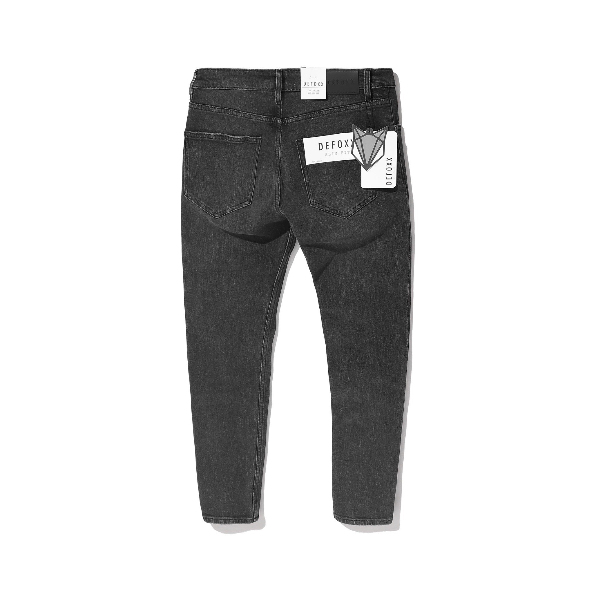 QUẦN JEANS DEFOXX XÁM WASH ÉP 3D