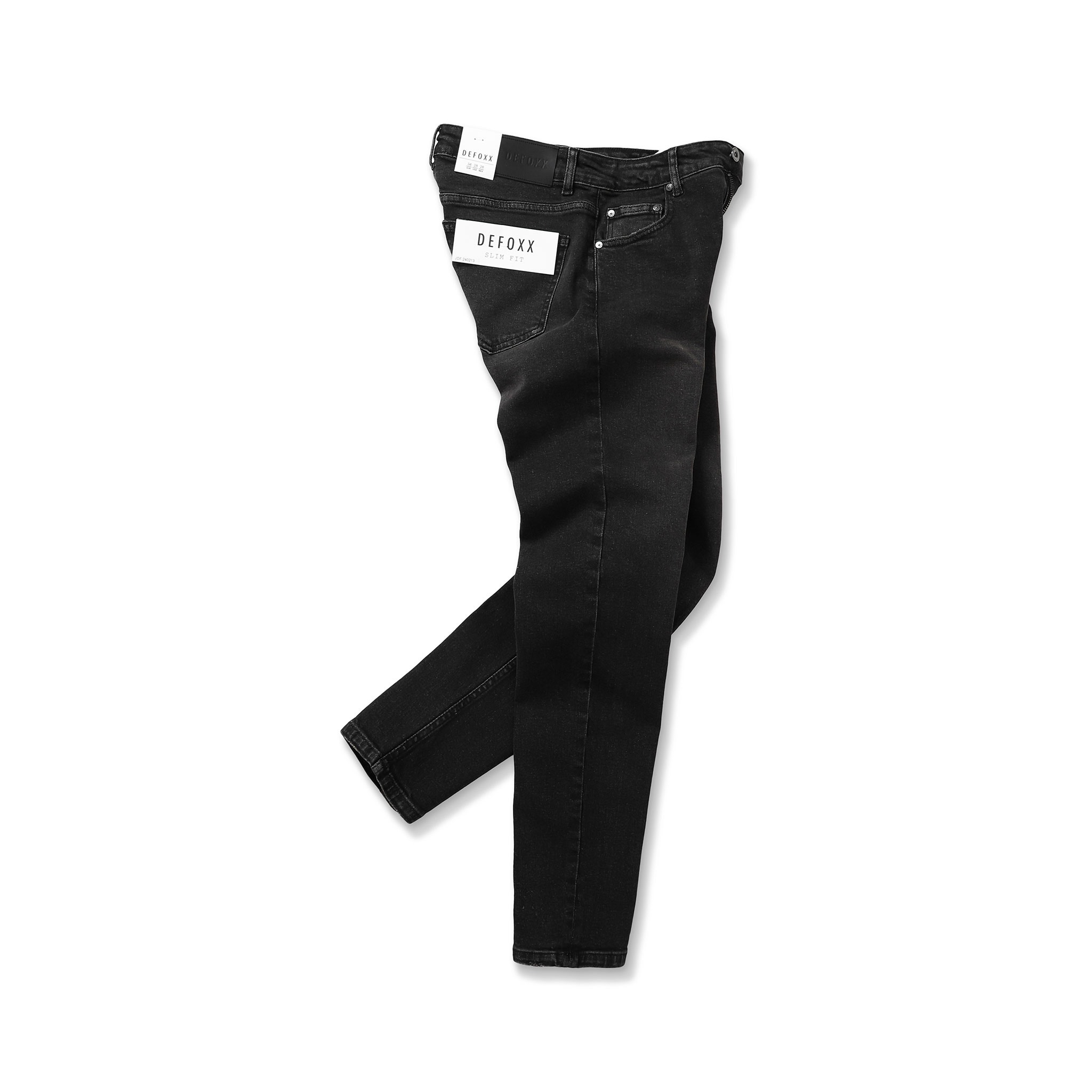 QUẦN JEANS DEFOXX ĐEN WASH BỤI