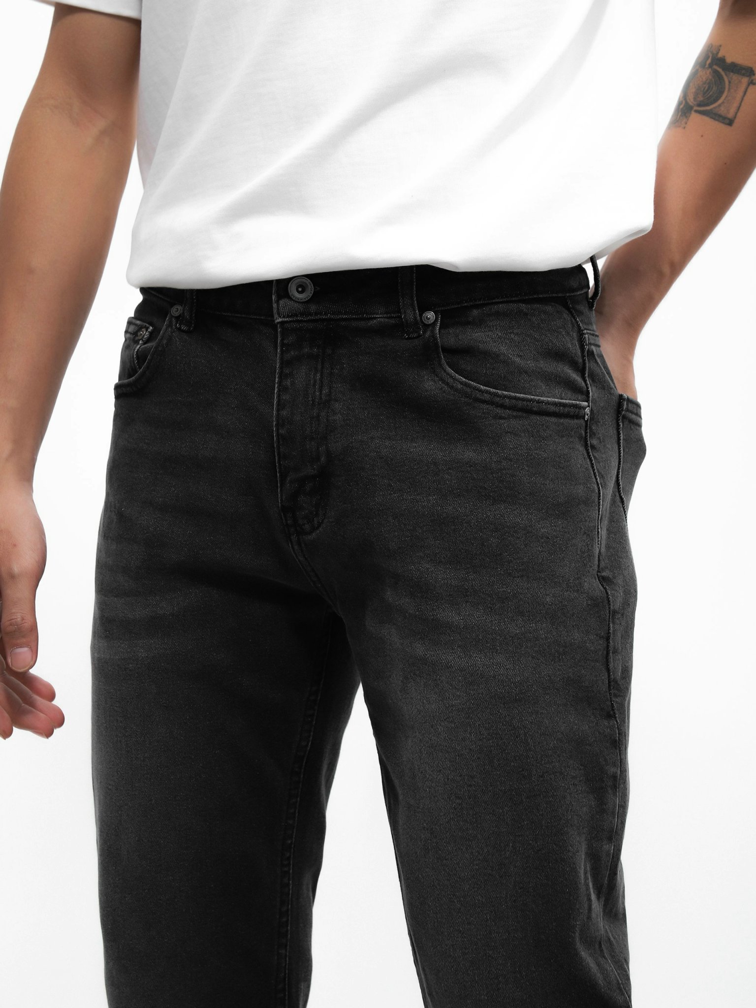 QUẦN JEANS DEFOXX XÁM WASH