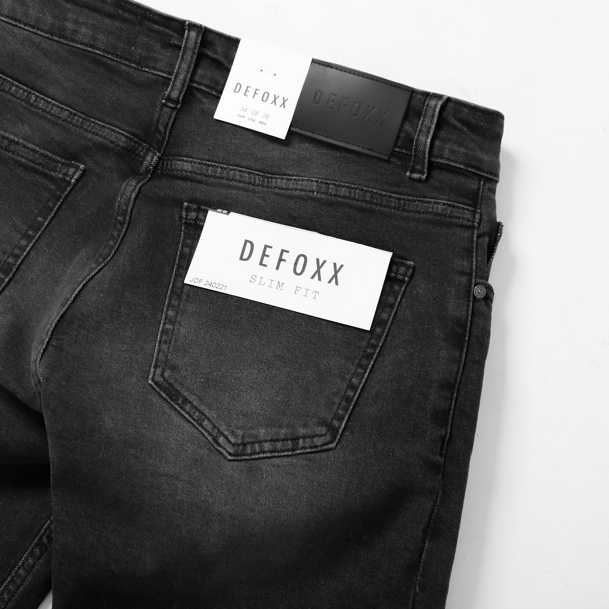 QUẦN JEANS DEFOXX XÁM WASH