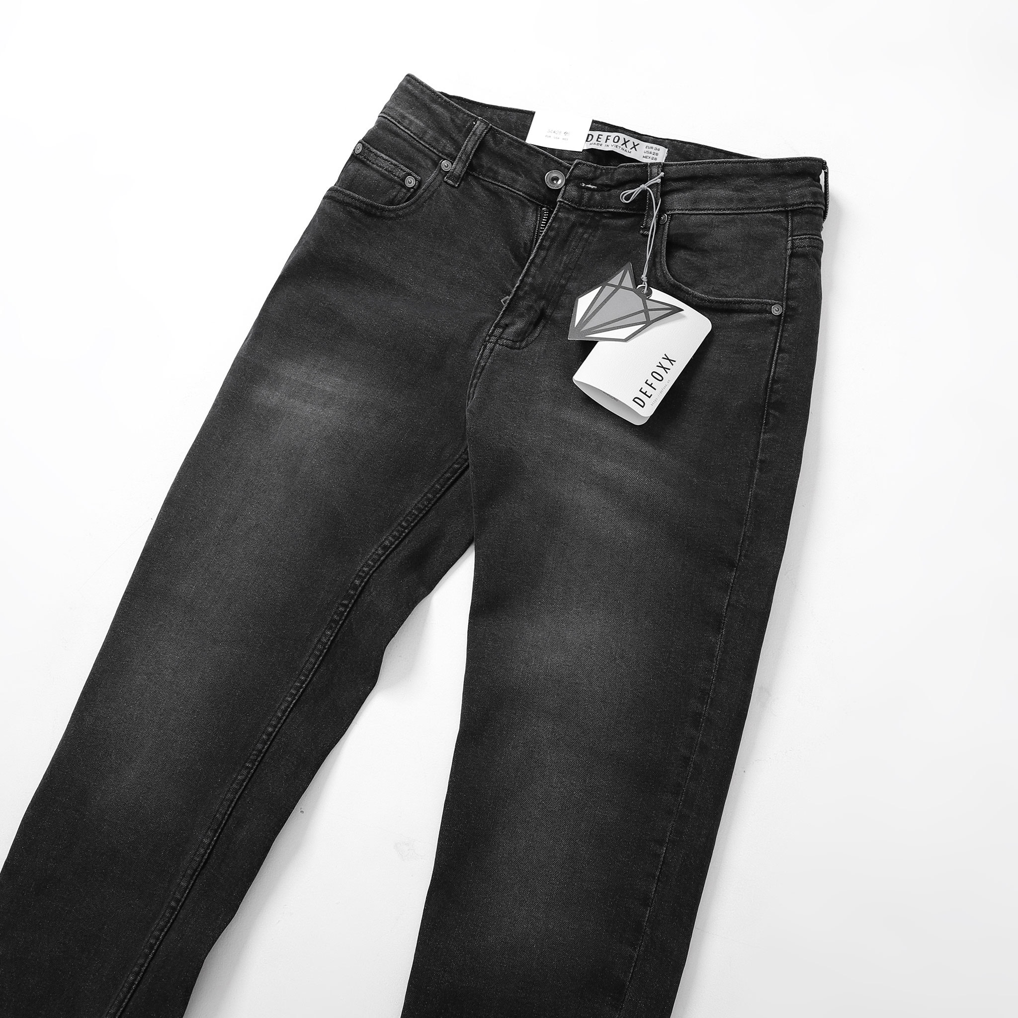 QUẦN JEANS DEFOXX XÁM WASH