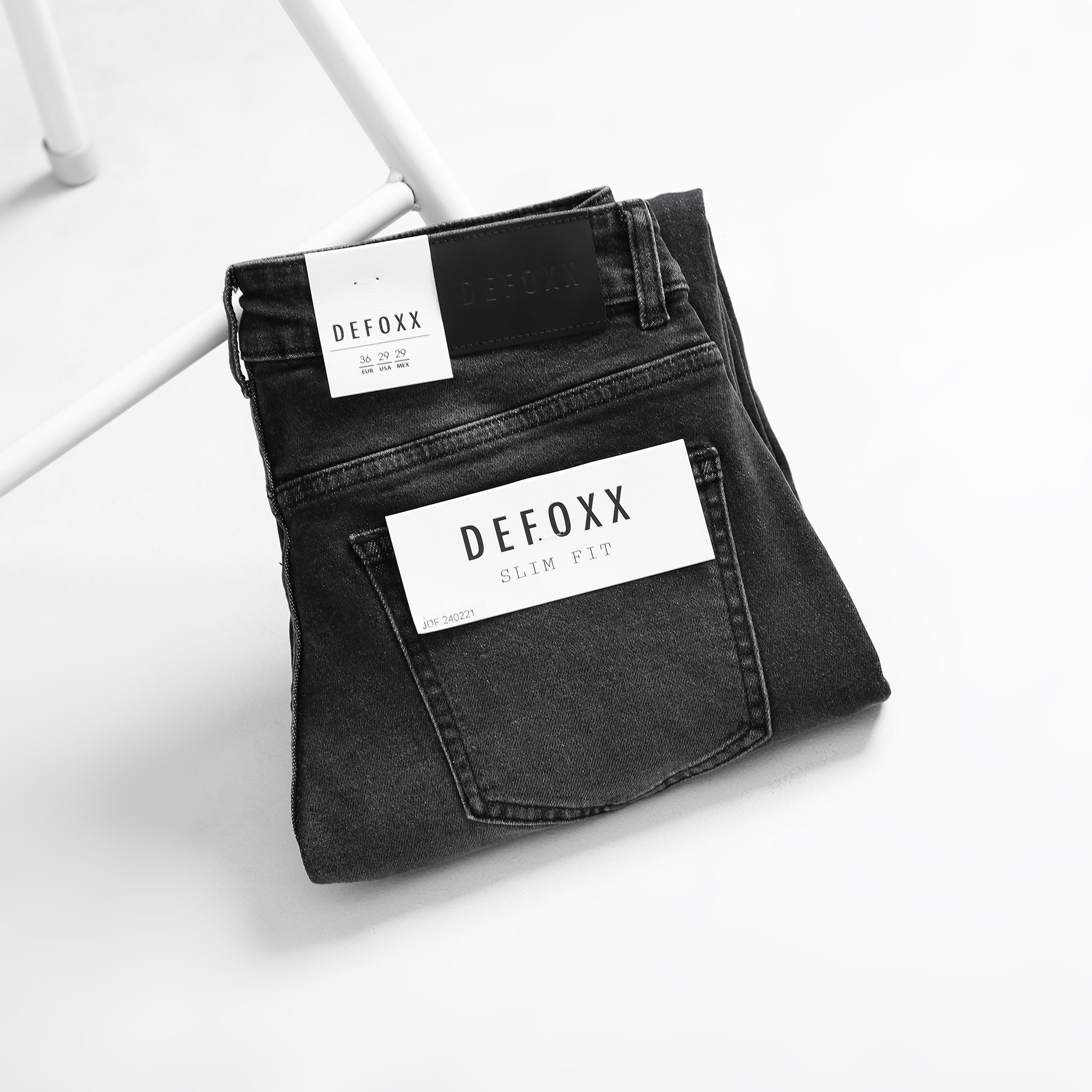 QUẦN JEANS DEFOXX XÁM WASH