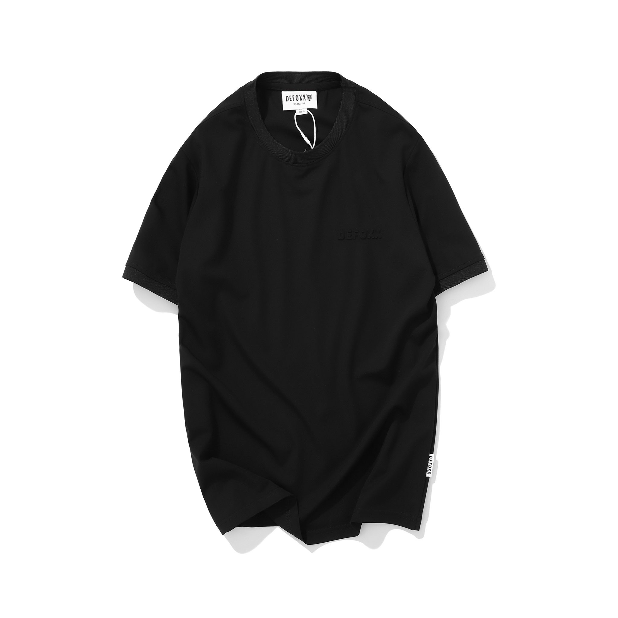 ÁO THUN DEFOXX COTTON ÉP CHỮ NỔI