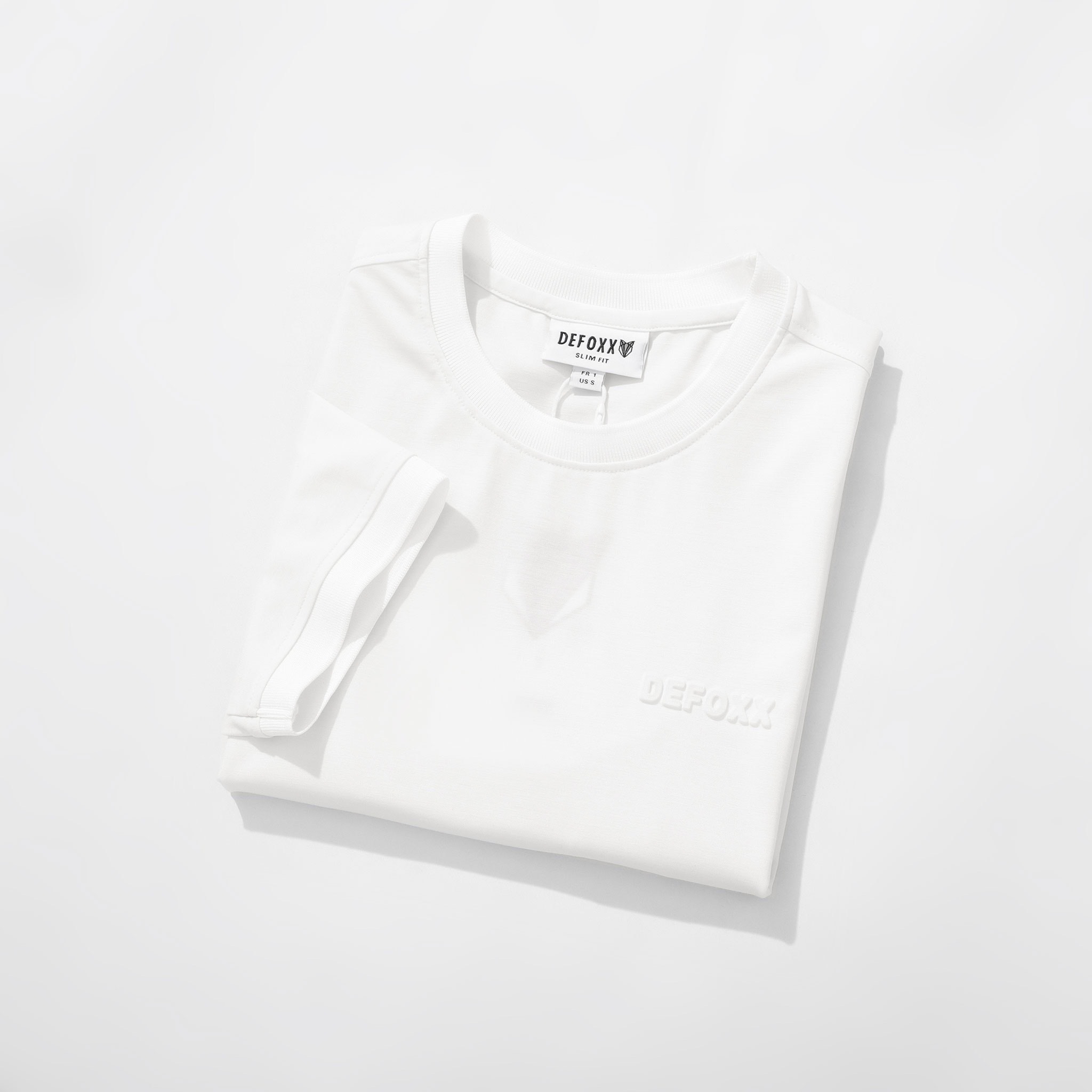 ÁO THUN DEFOXX COTTON ÉP CHỮ NỔI