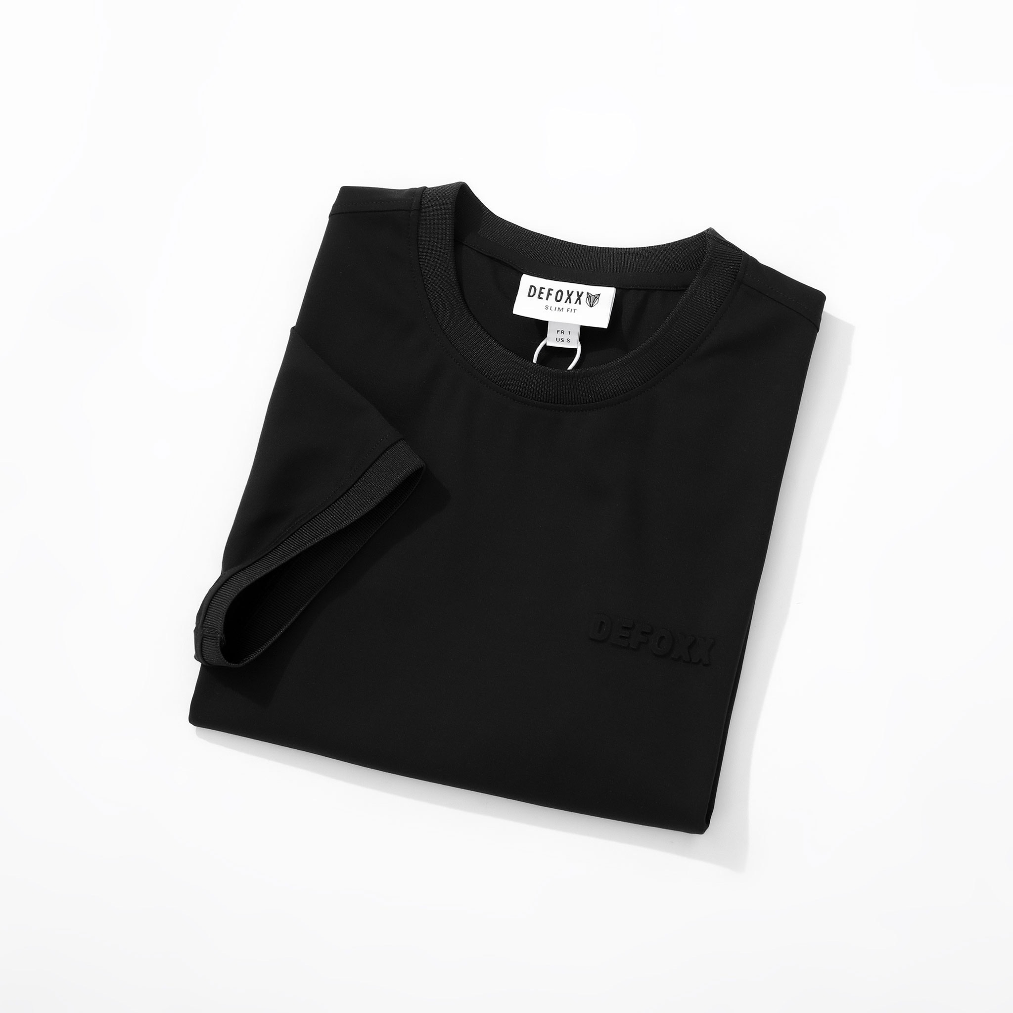 ÁO THUN DEFOXX COTTON ÉP CHỮ NỔI